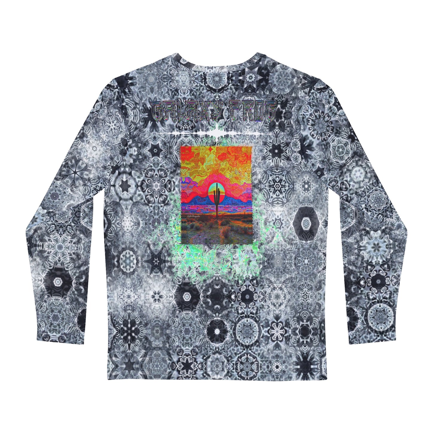 Men's Galaxy Frog Cymatics Long Sleeve Shirt 2 (AOP)