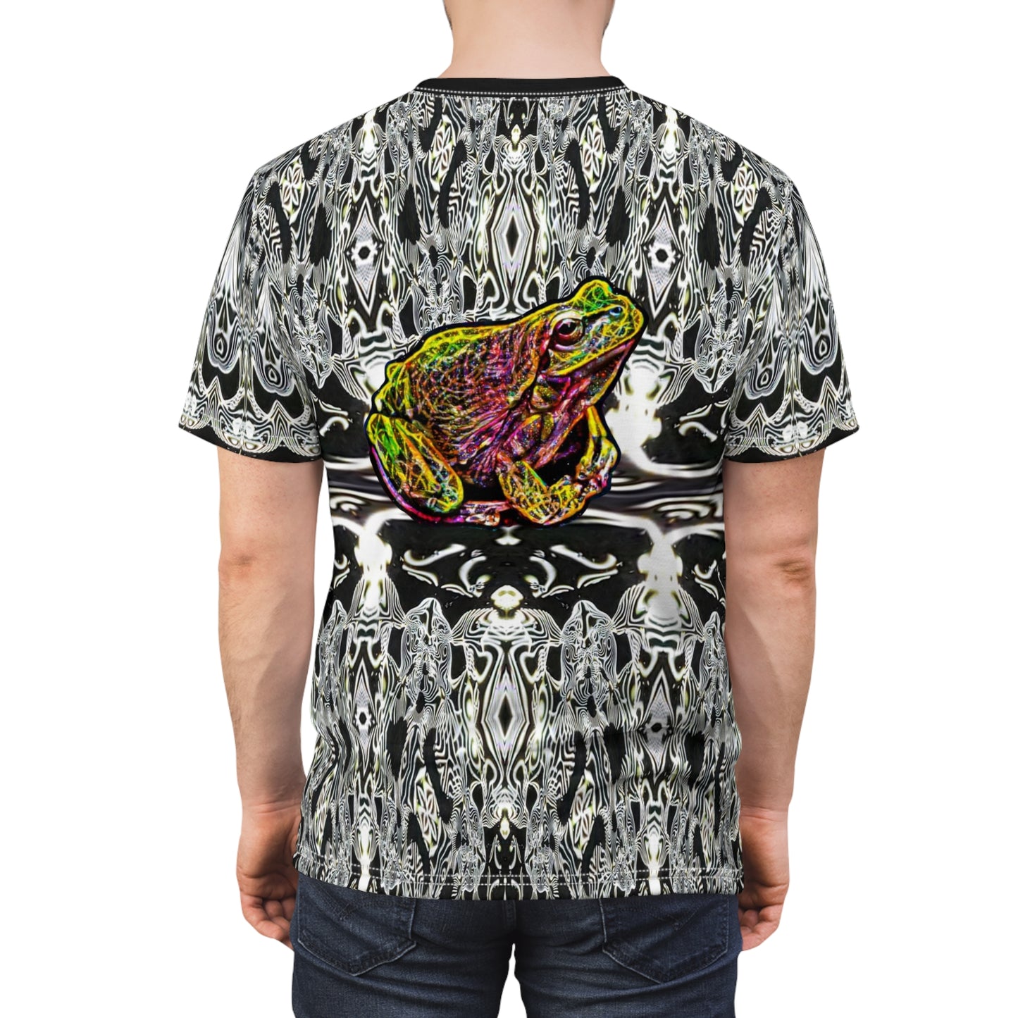 Galaxy Frog AOP Cymatics Cut & Sew Tee