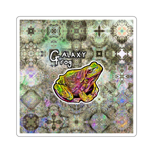 Galaxy Frog Fractal Cymagic Kaleidoscape Stickers