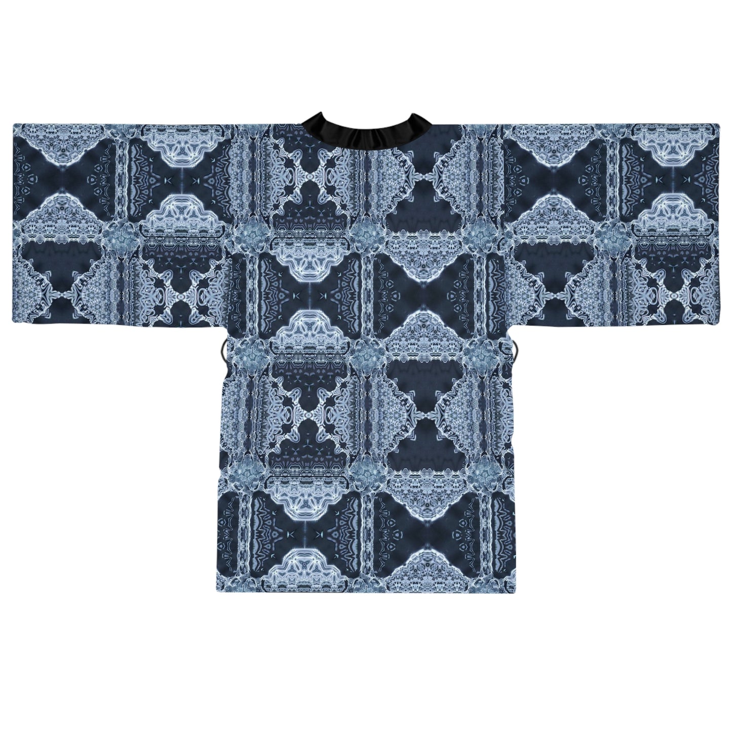 Galaxiy Frog Long Sleeve Cymatics Kimono Robe (AOP)