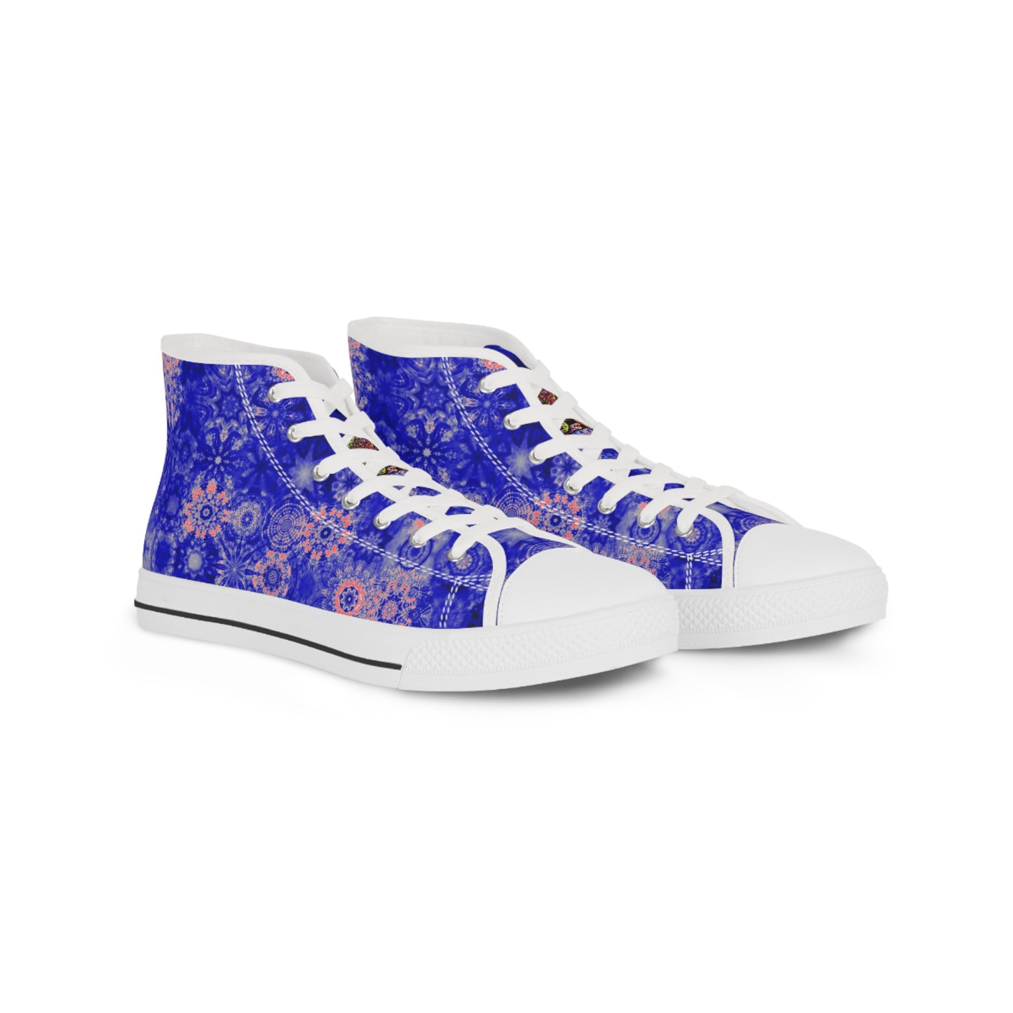 Galaxy Frog Men's Cymatics High Top Sneakers