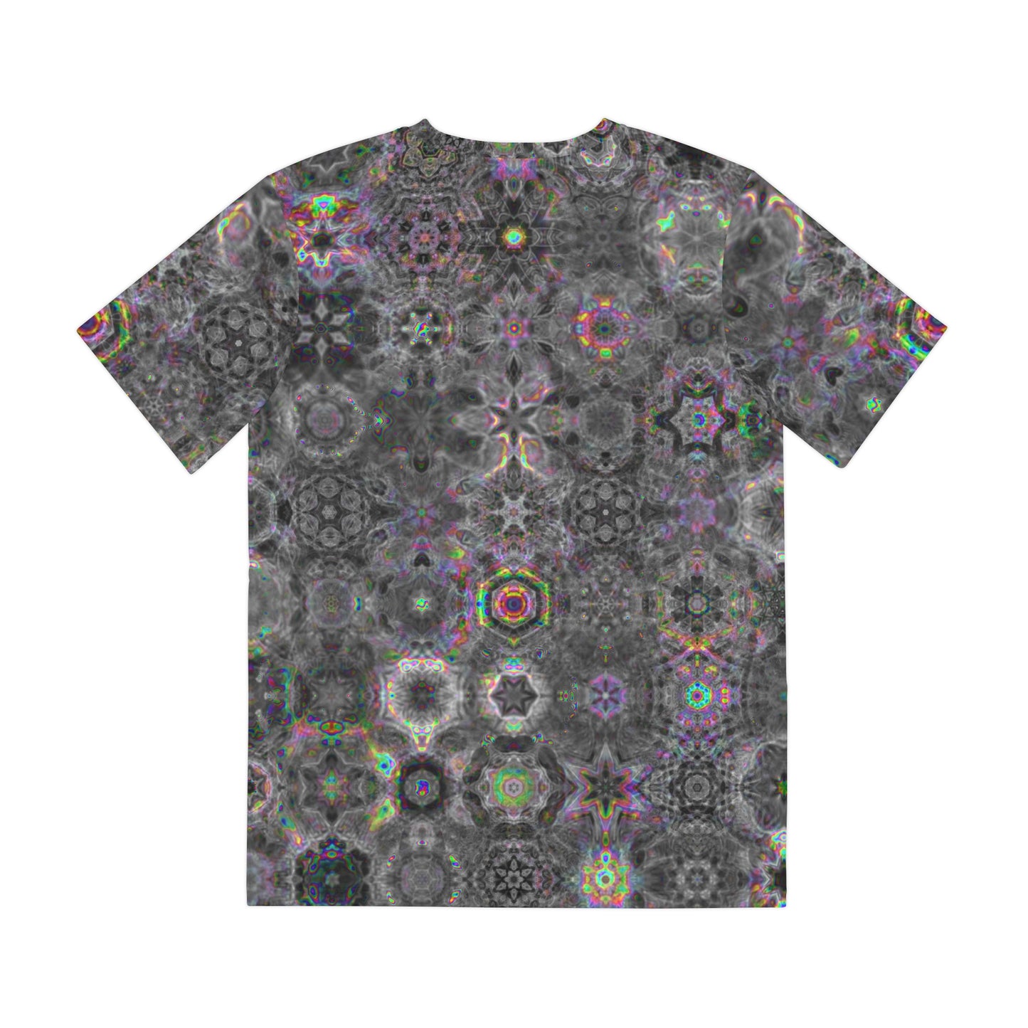 Woof woof Doggo Cymatics men's Short Sleeve Cymagic Kaleidoscape Tee Shirt (AOP)