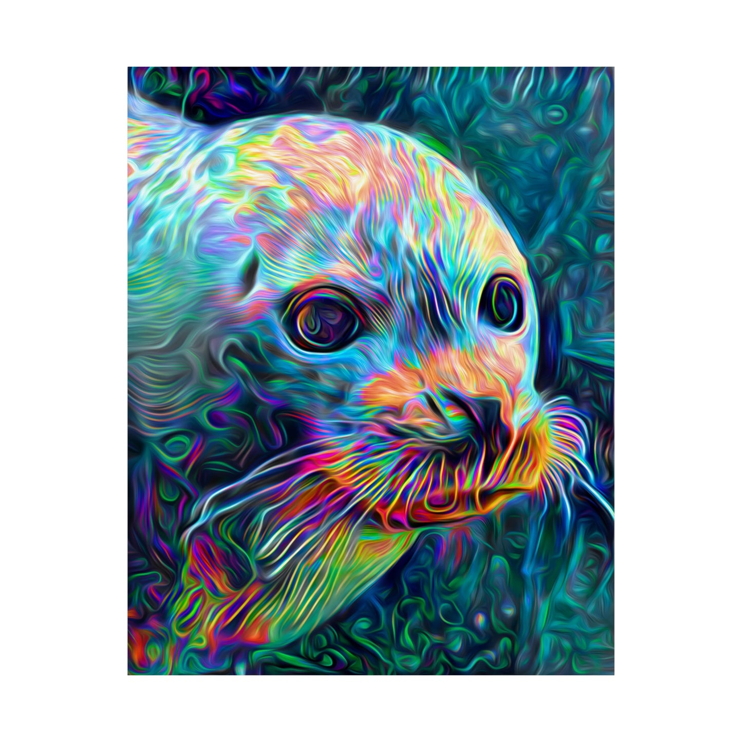 Deep Sea Drifting Premium Matte vertical posters