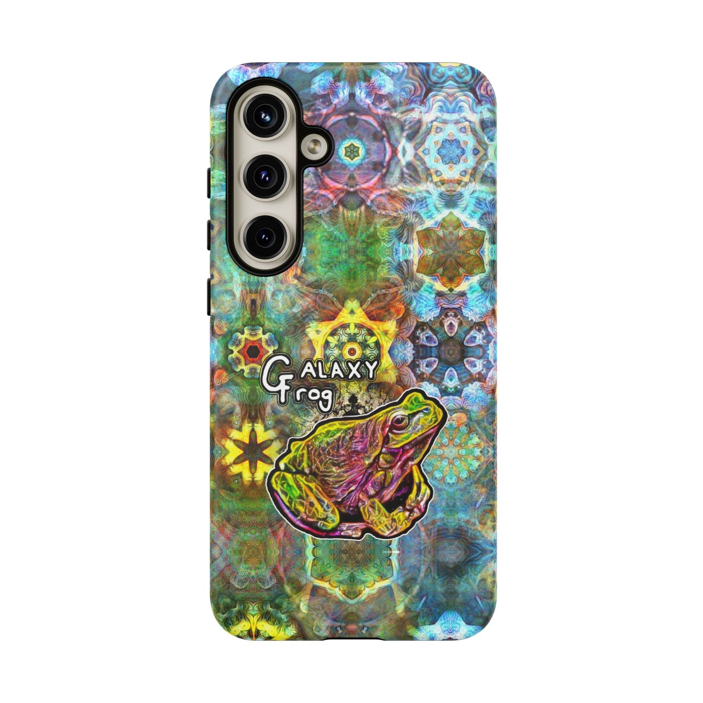 Galaxy Frog Fractal Cymagic Kaleidoscape Phone Cases