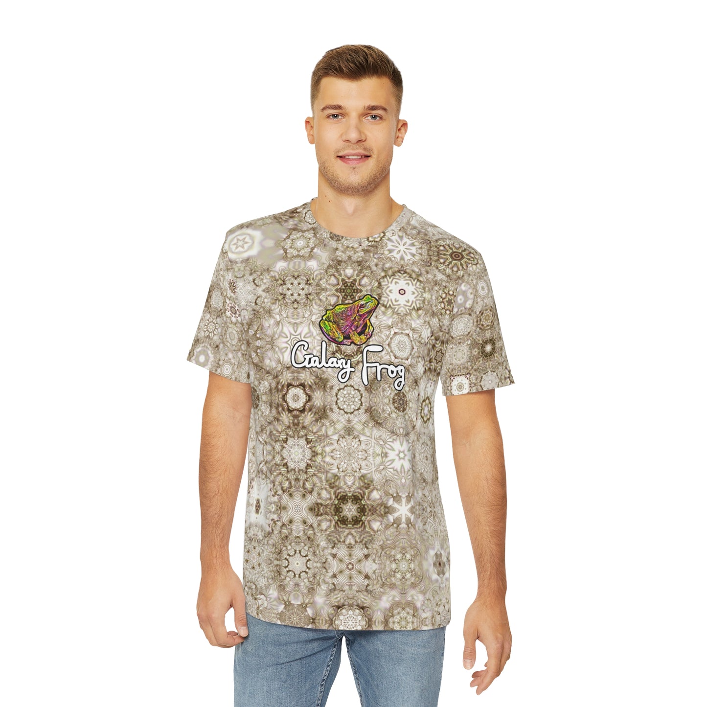 Galaxy Frog Men's Cymatics Kaleido Tee (AOP) 0006