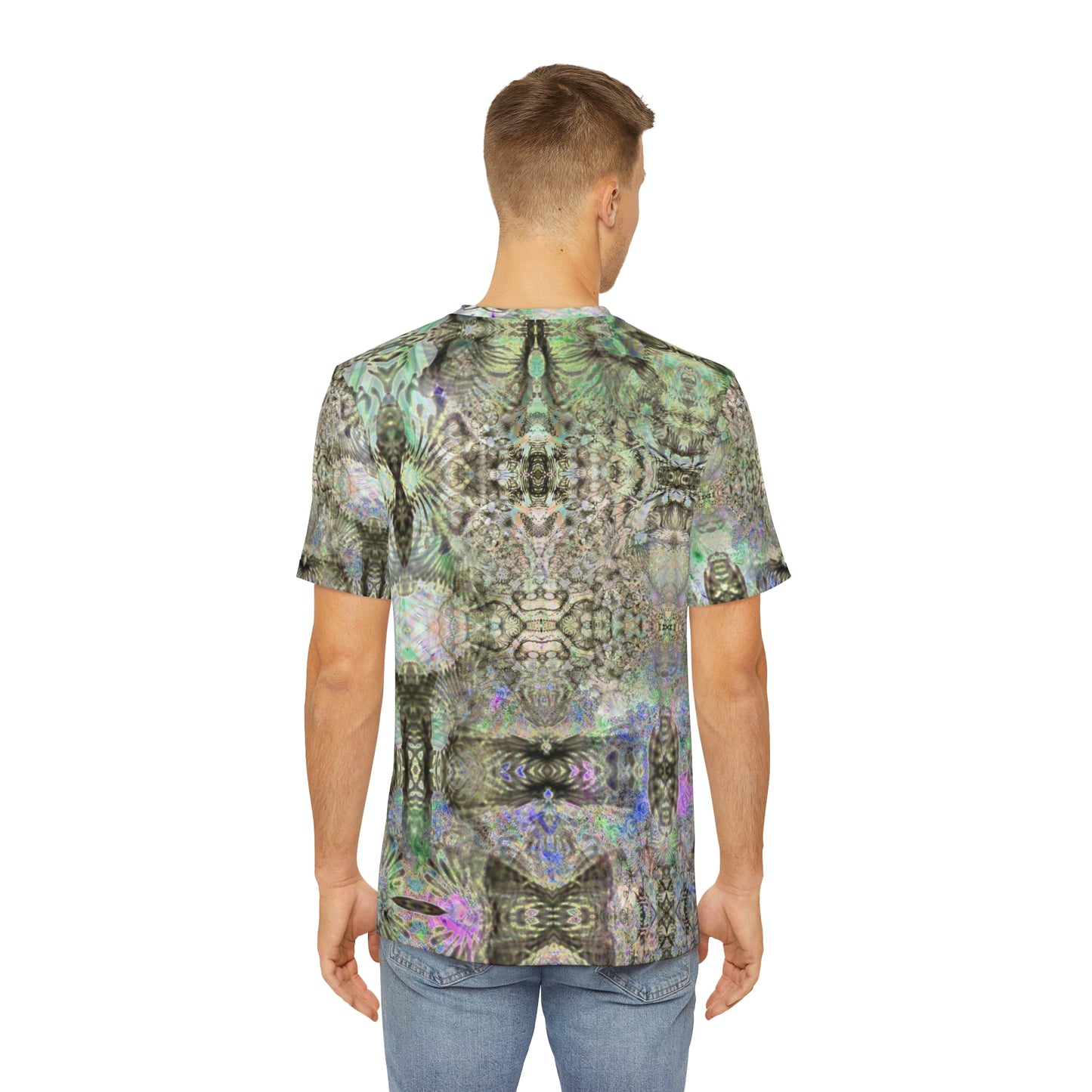 Galaxy Frog Men's Polyester Tee (AOP)