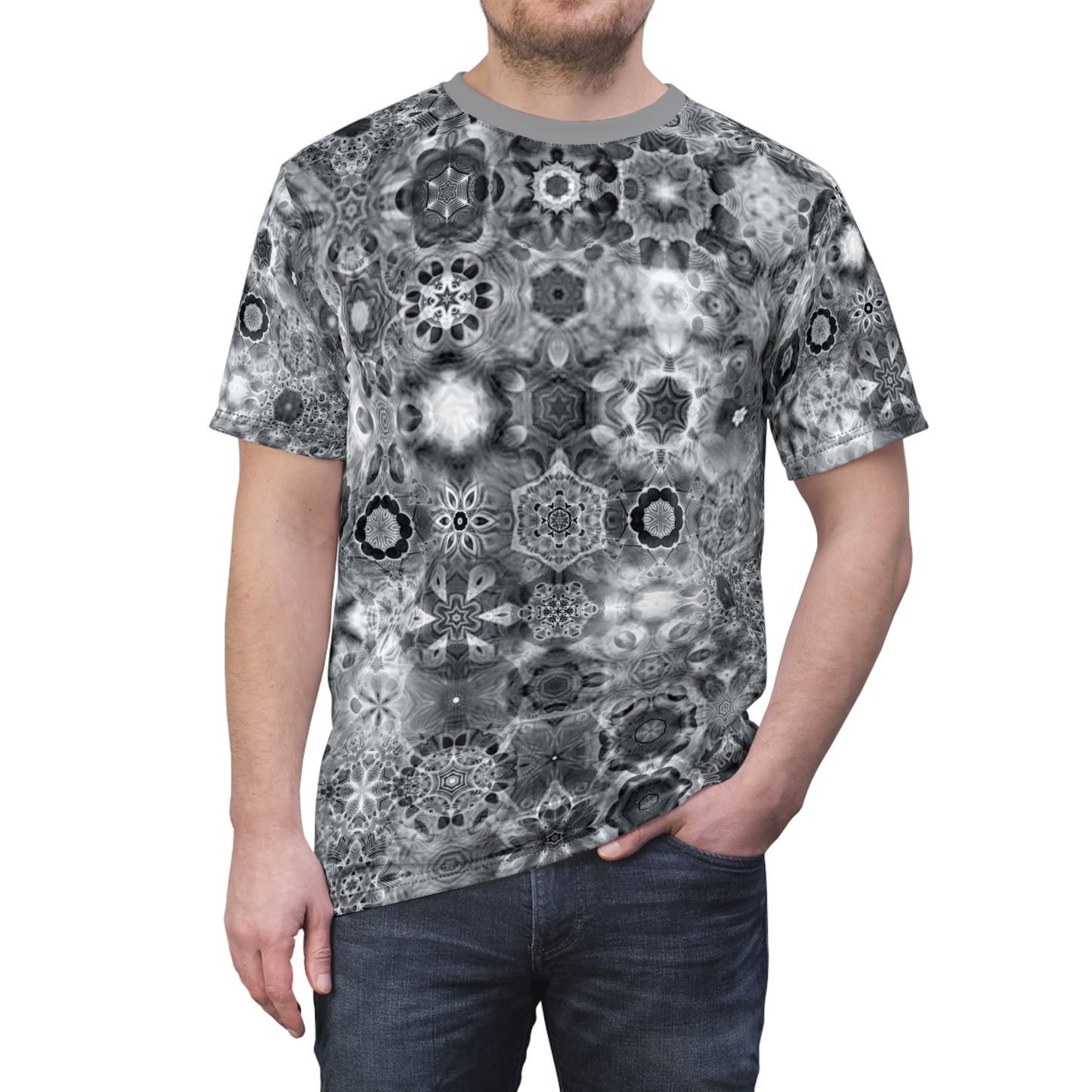 Galaxy Frog Cymatics Unisex AOP Cut & Sew Tee