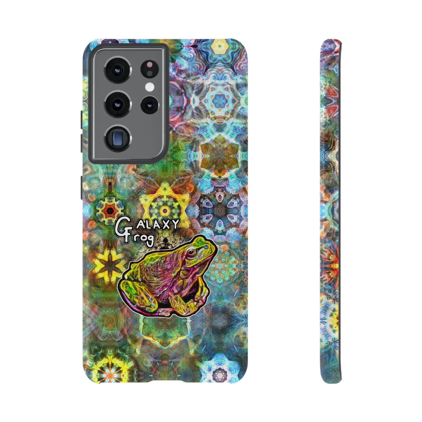 Galaxy Frog Fractal Cymagic Kaleidoscape Phone Cases