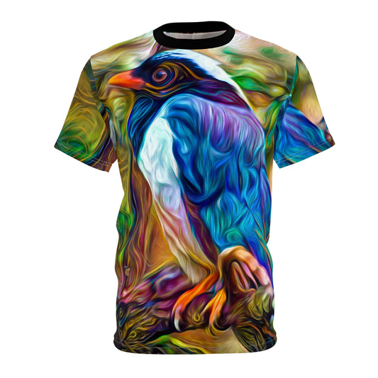 The Graceful Bluebird 🐦 Galaxy Frog T-Shirt