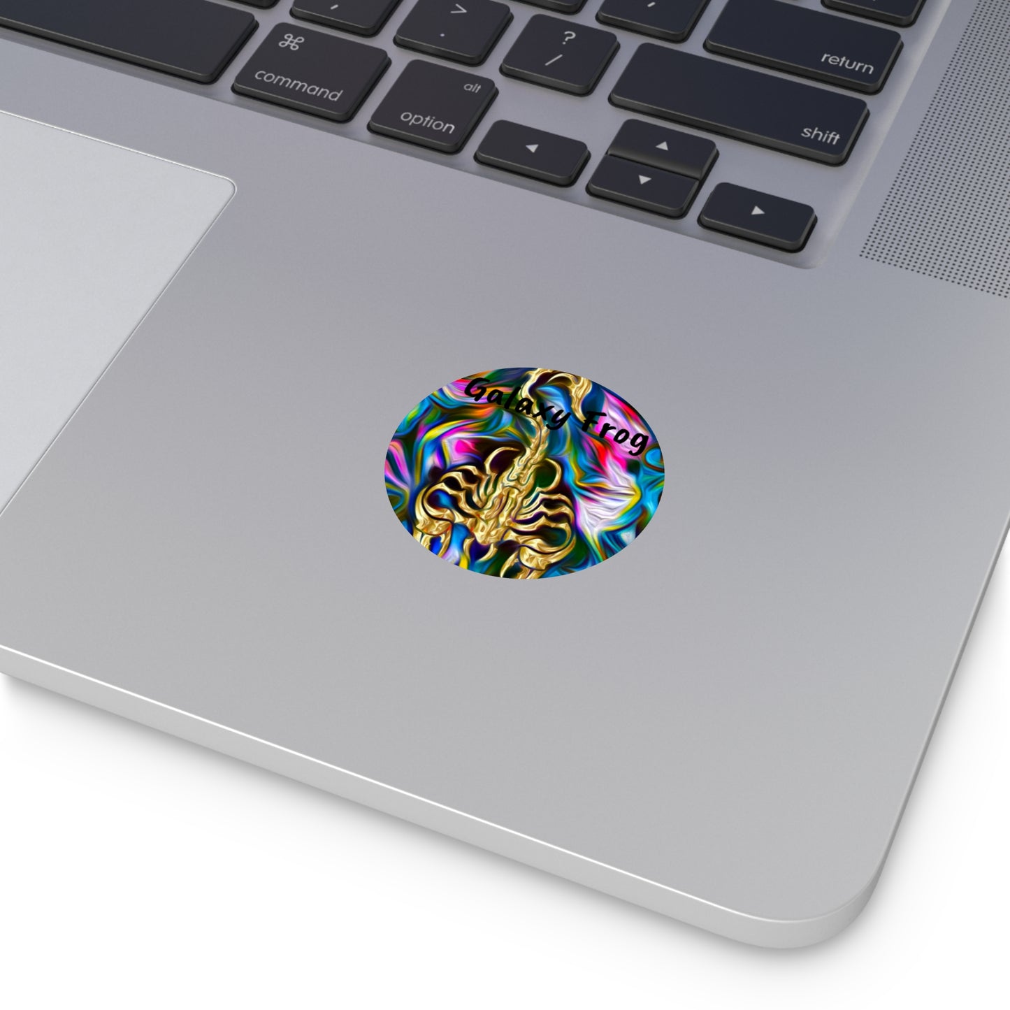 Galaxy Frog Scorpion Round Vinyl Stickers