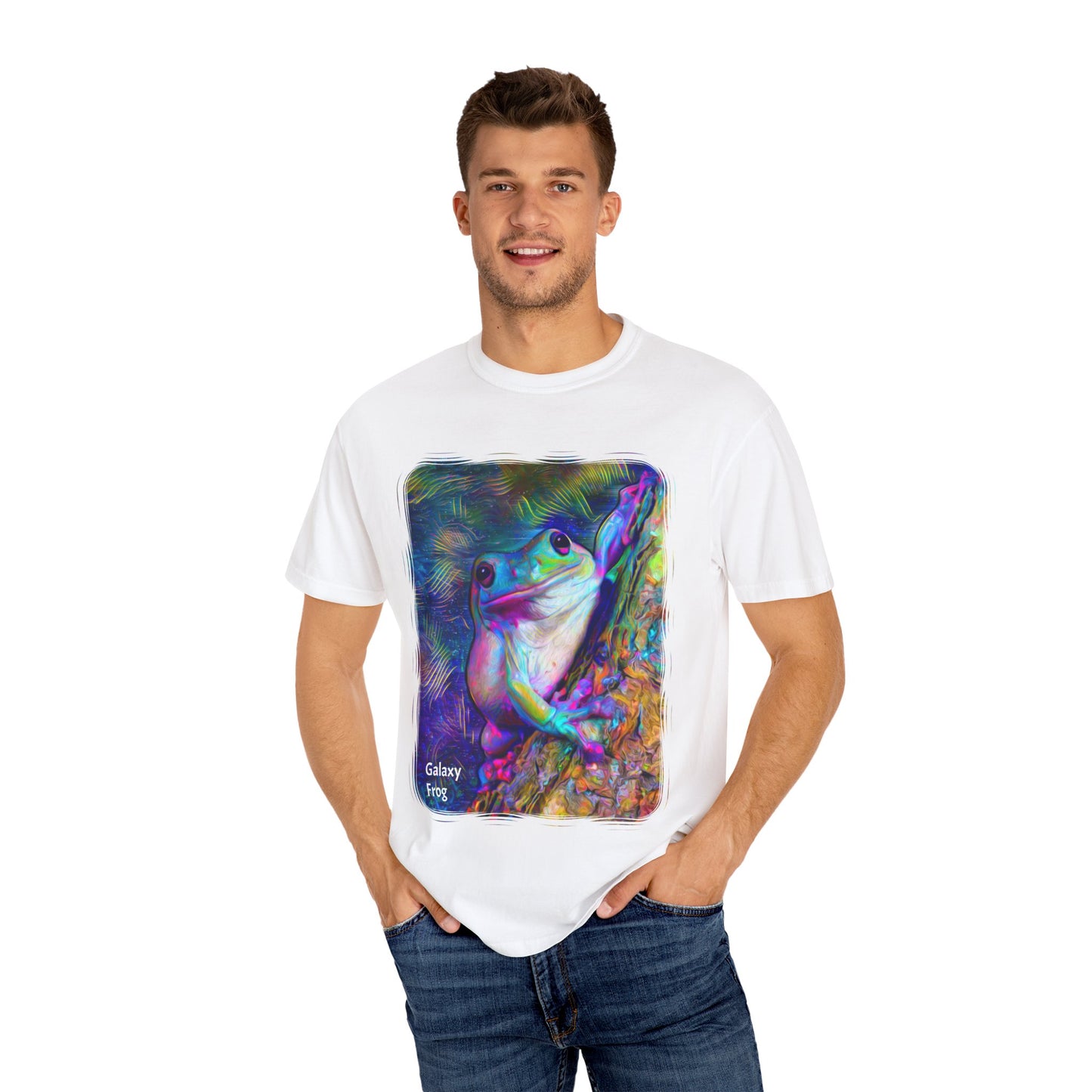 Dazzling Mega Toad Galaxy Frog Comfort Colors T-Shirt (0006)