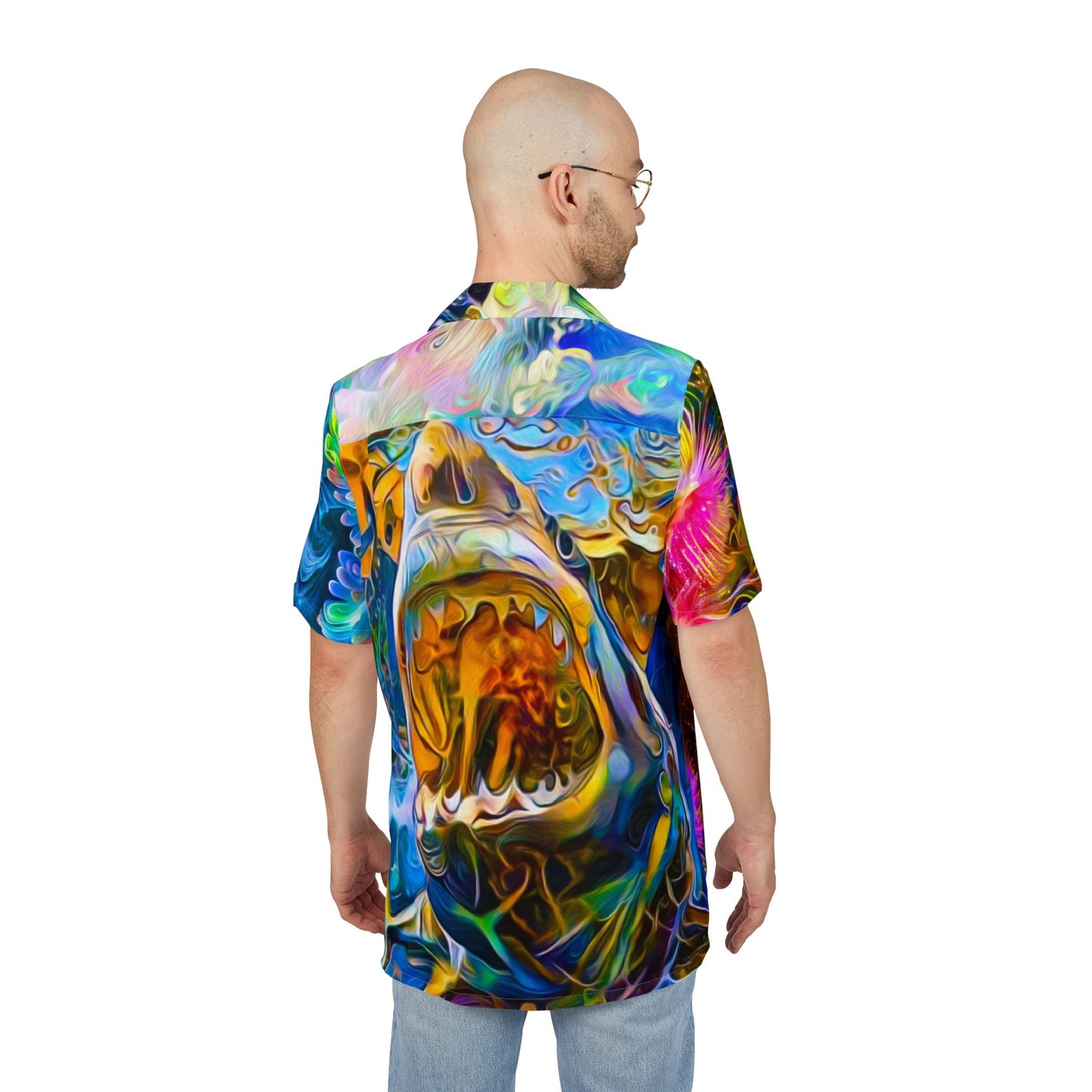Galaxy Frog Cosmic Wildlife Hawaiian Shirt
