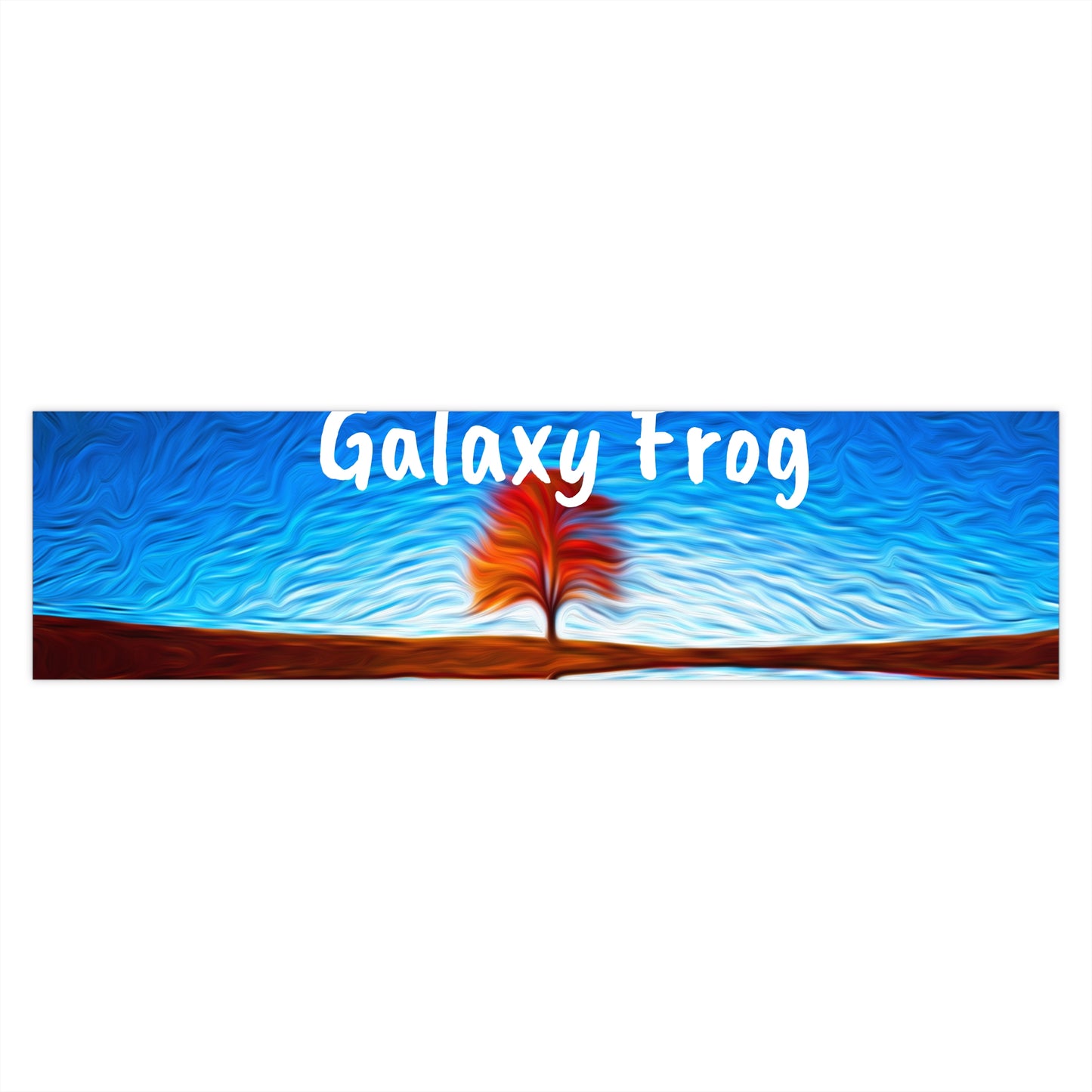 Galaxy Frog Bumper Stickers