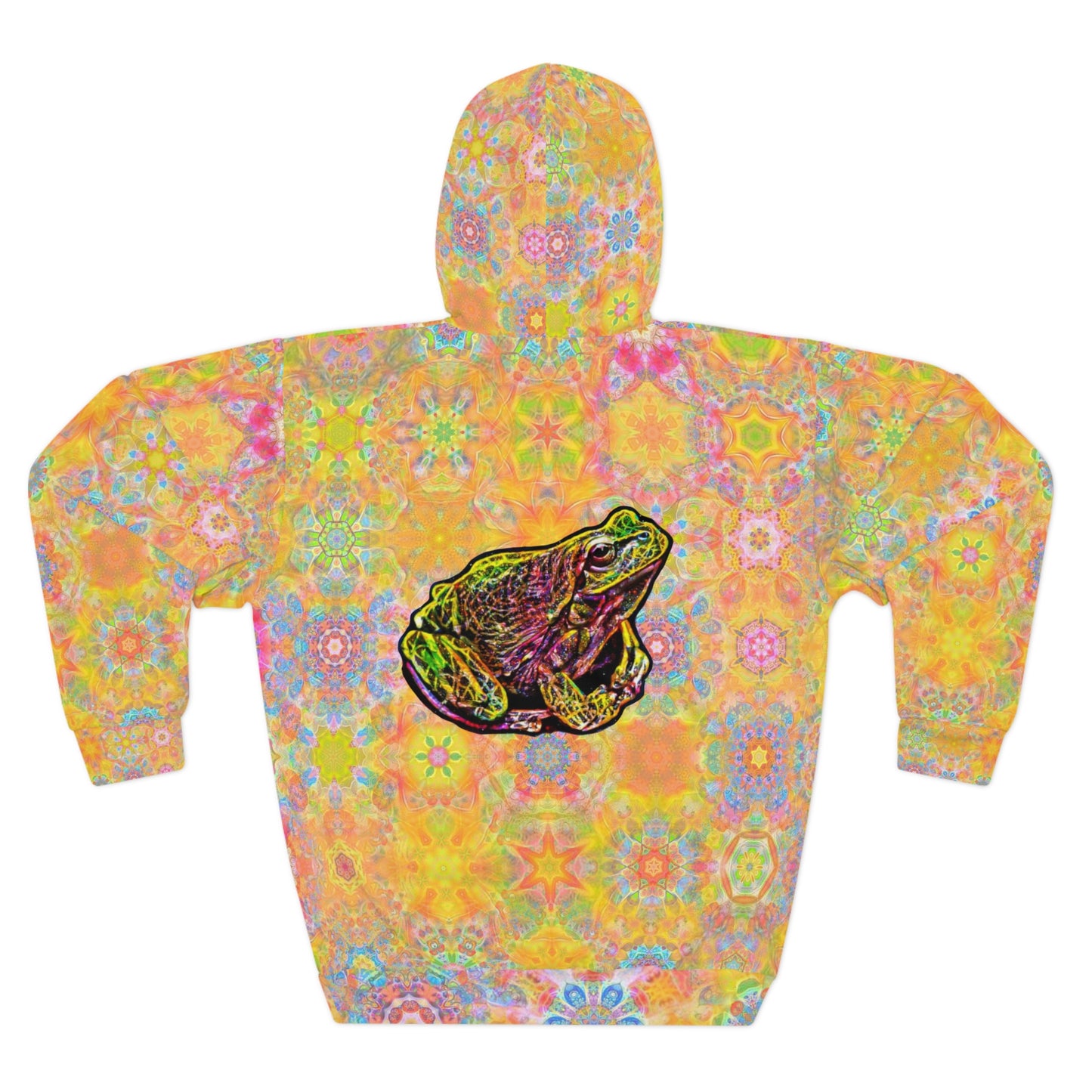 Galaxy Frog AOP Cymatics Pullover Hoodie