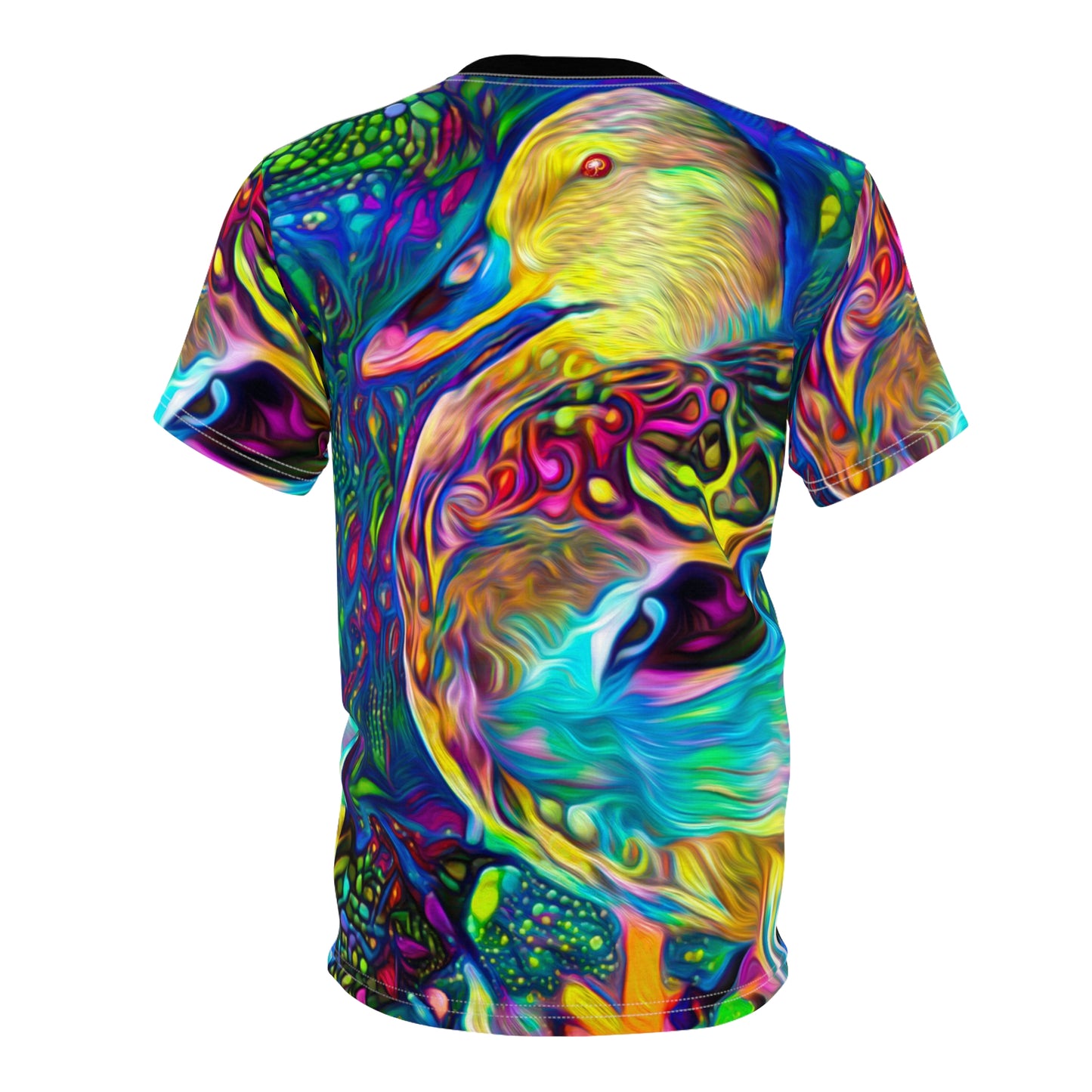 Floating on the Galactic Ocean 🦆 Galaxy Frog T-Shirt