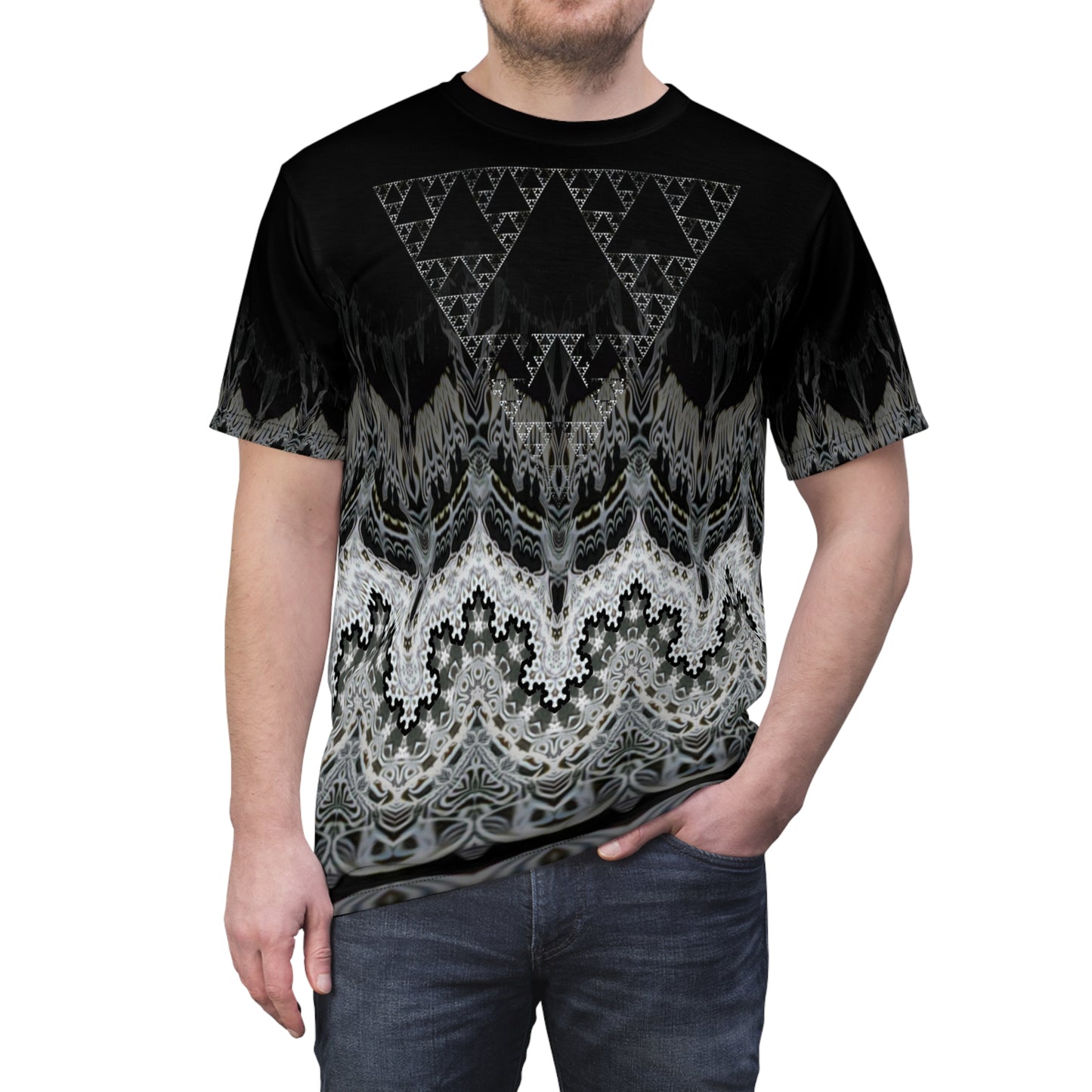 Galaxy Frog Cymatics AOP Cut & Sew Tee