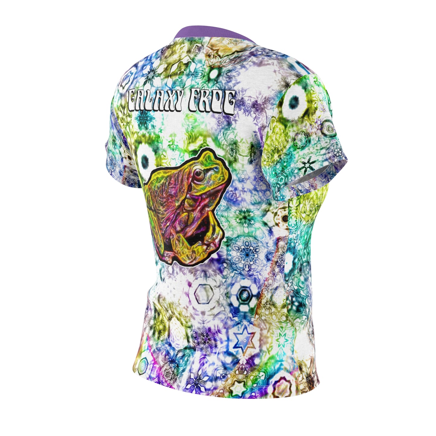 Galaxy Frog Cymagic Kaleidoscape Women's AOP Cut & Sew Tee