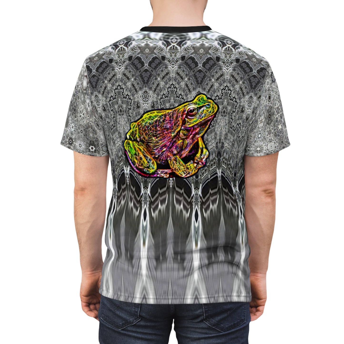 Galaxy Frog Cymatics AOP Cut & Sew Tee