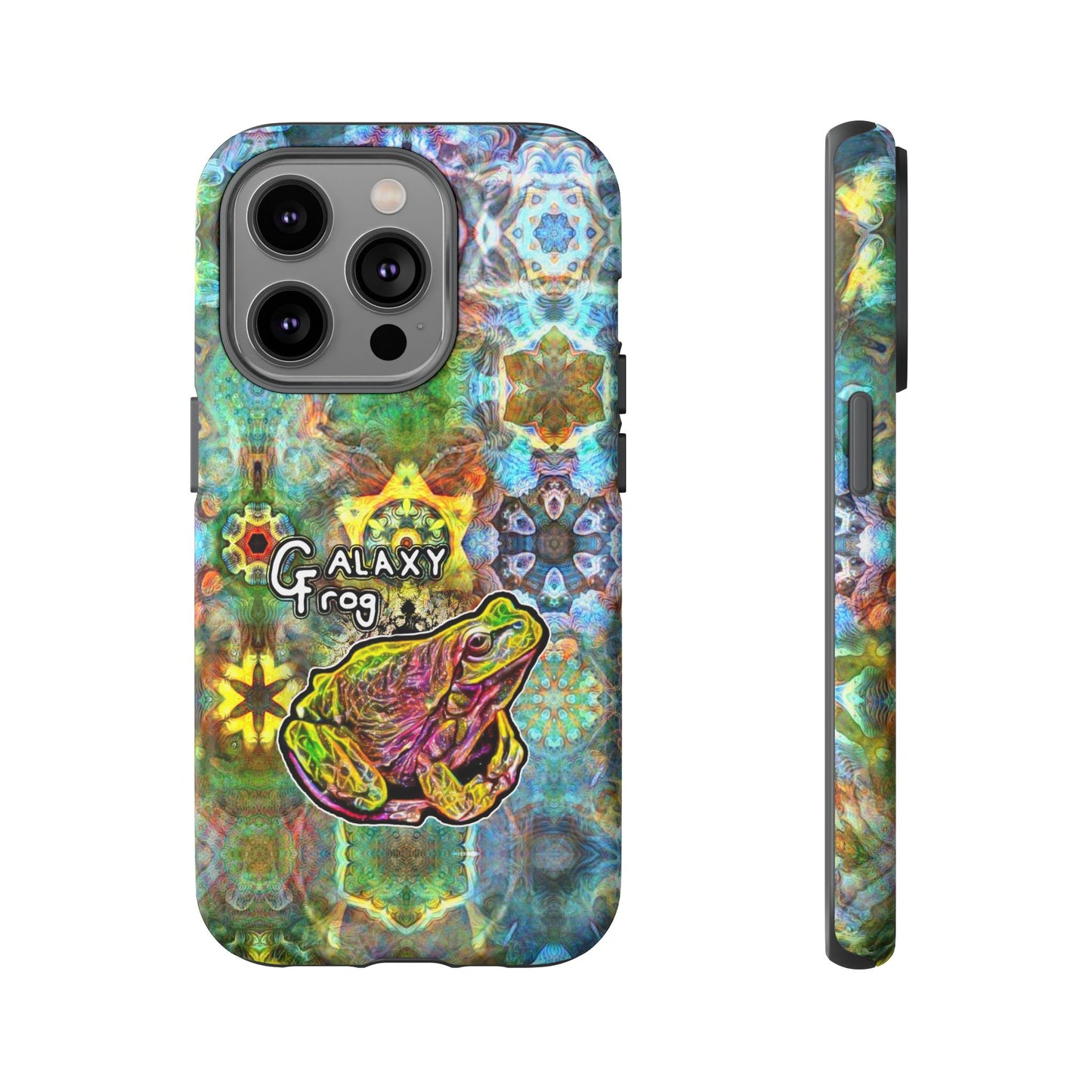 Galaxy Frog Fractal Cymagic Kaleidoscape Phone Cases