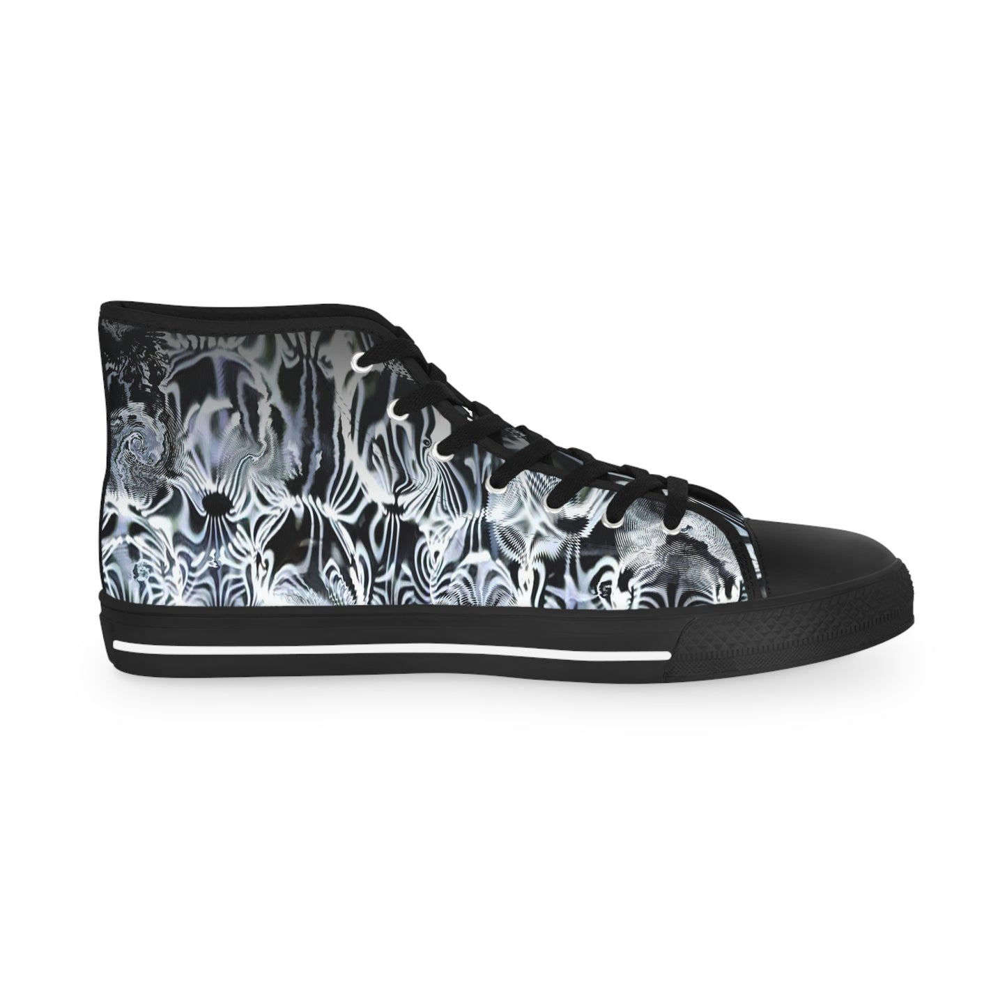 Galaxy Frog Men's High Top Cymatics Sneakers 0001