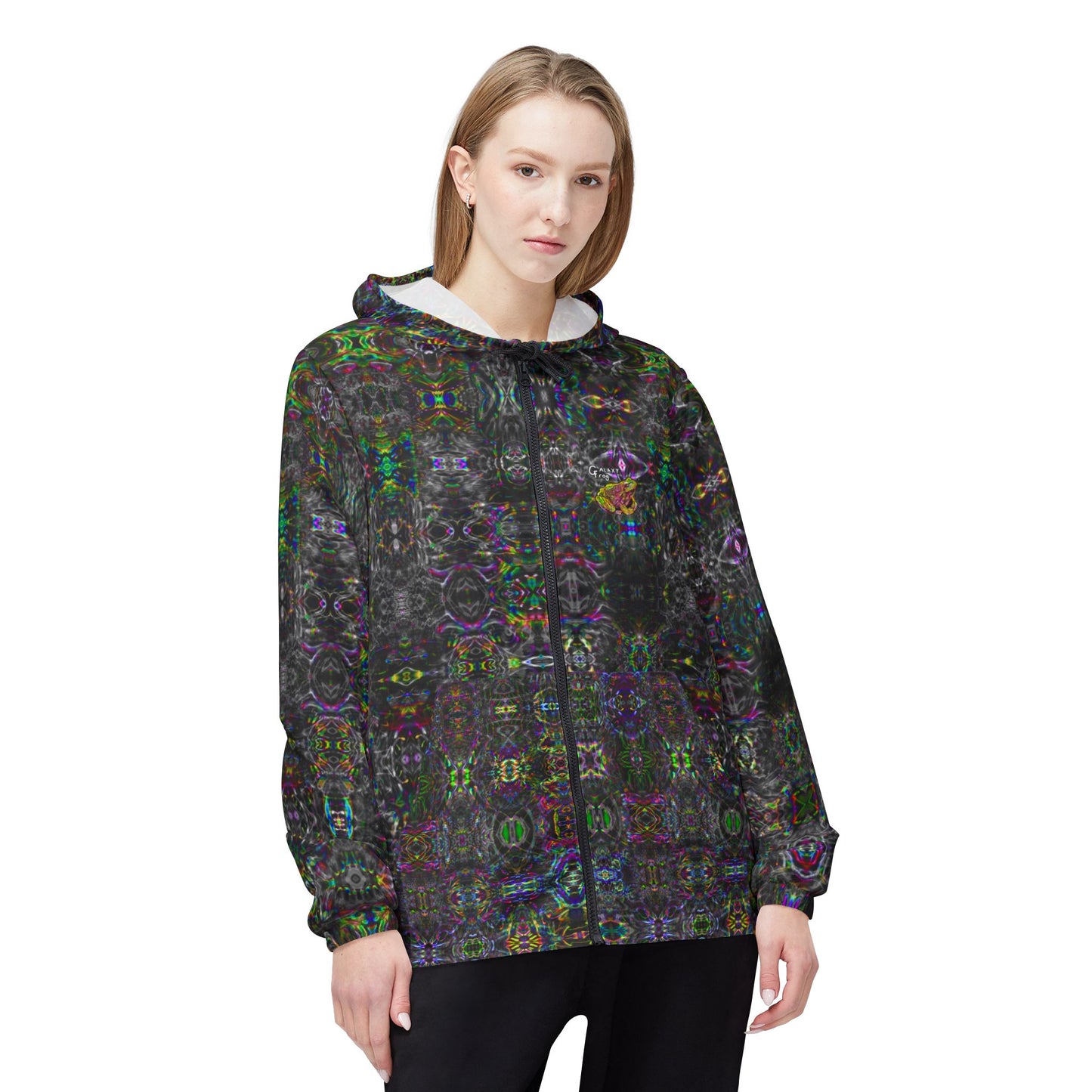 Galaxy Frog Cymadelic Kaleidoscape Light weight windbreaker Jacket