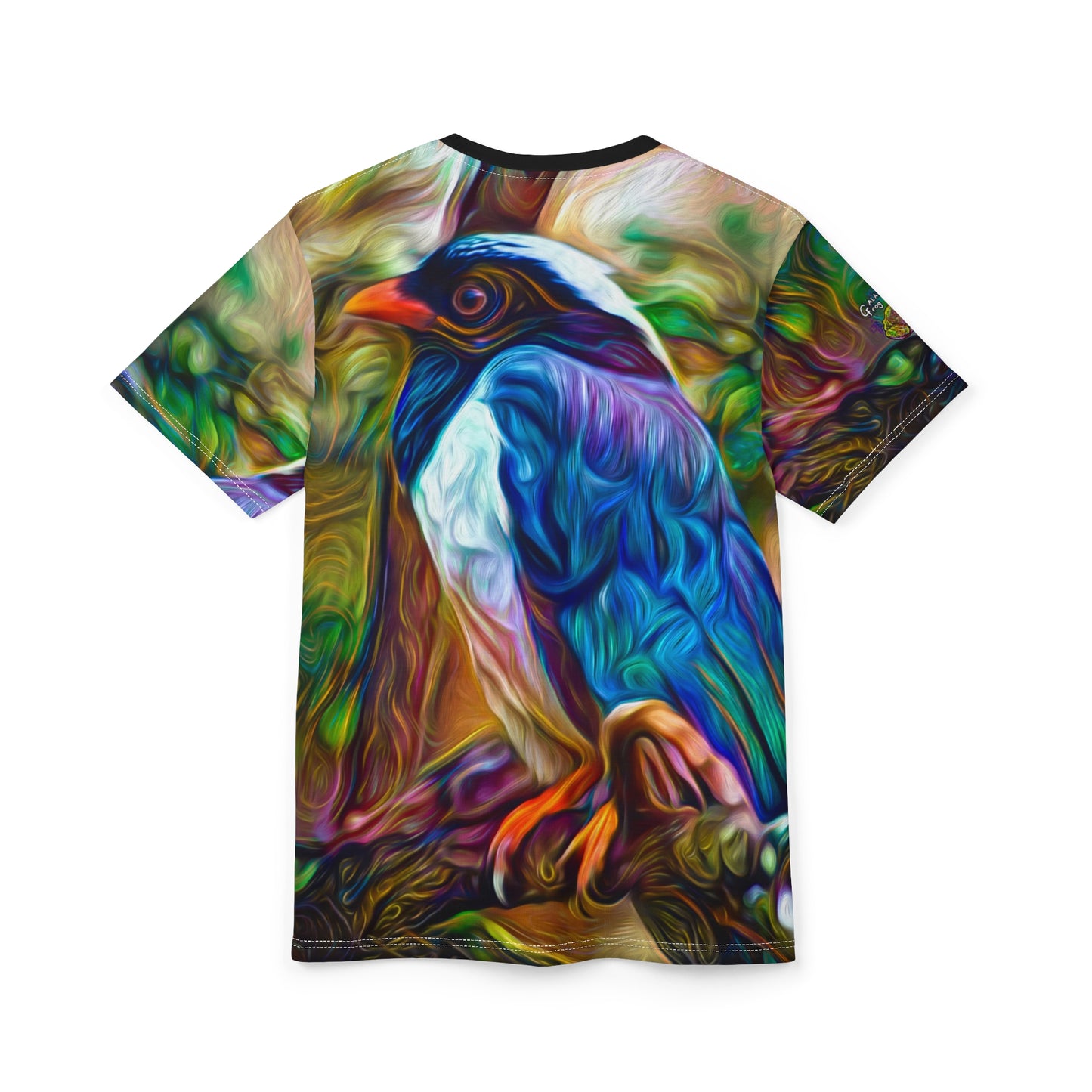 Galaxy Frog Peaceful Blue Jay Cut & Sew Tee (AOP)