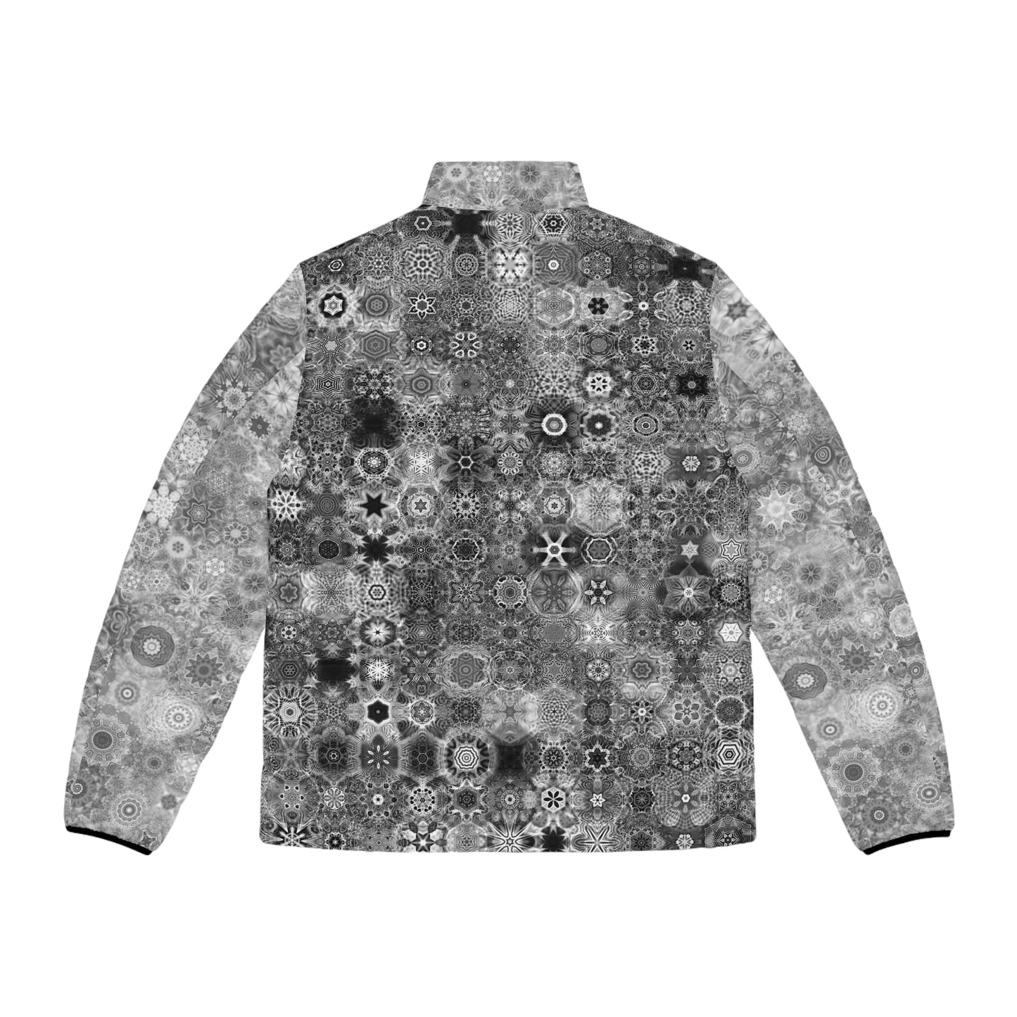 Galaxy Frog Men's Puffer Cymatics Jacket 0001