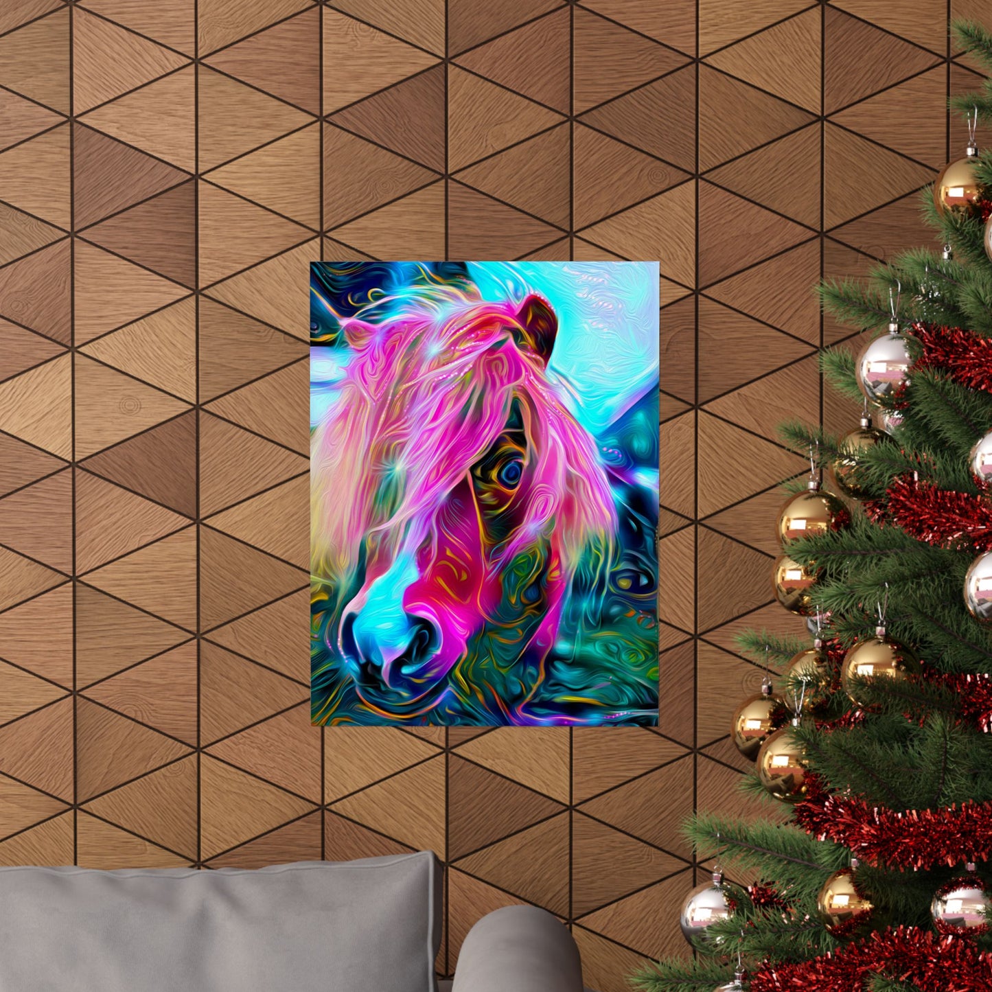 Horse of a Different Color Premium Matte vertical posters