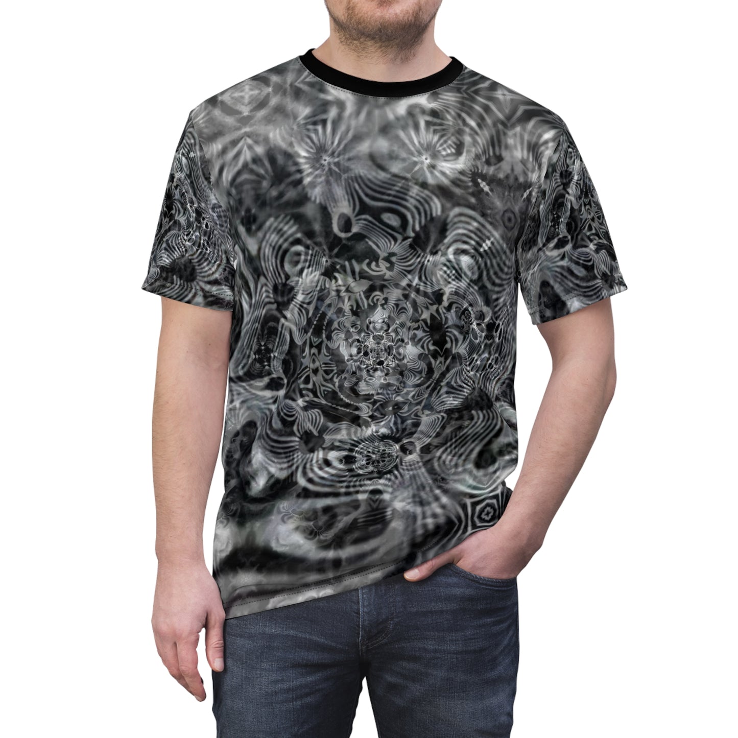 Galaxy Frog Cymatics AOP Cut & Sew Tee