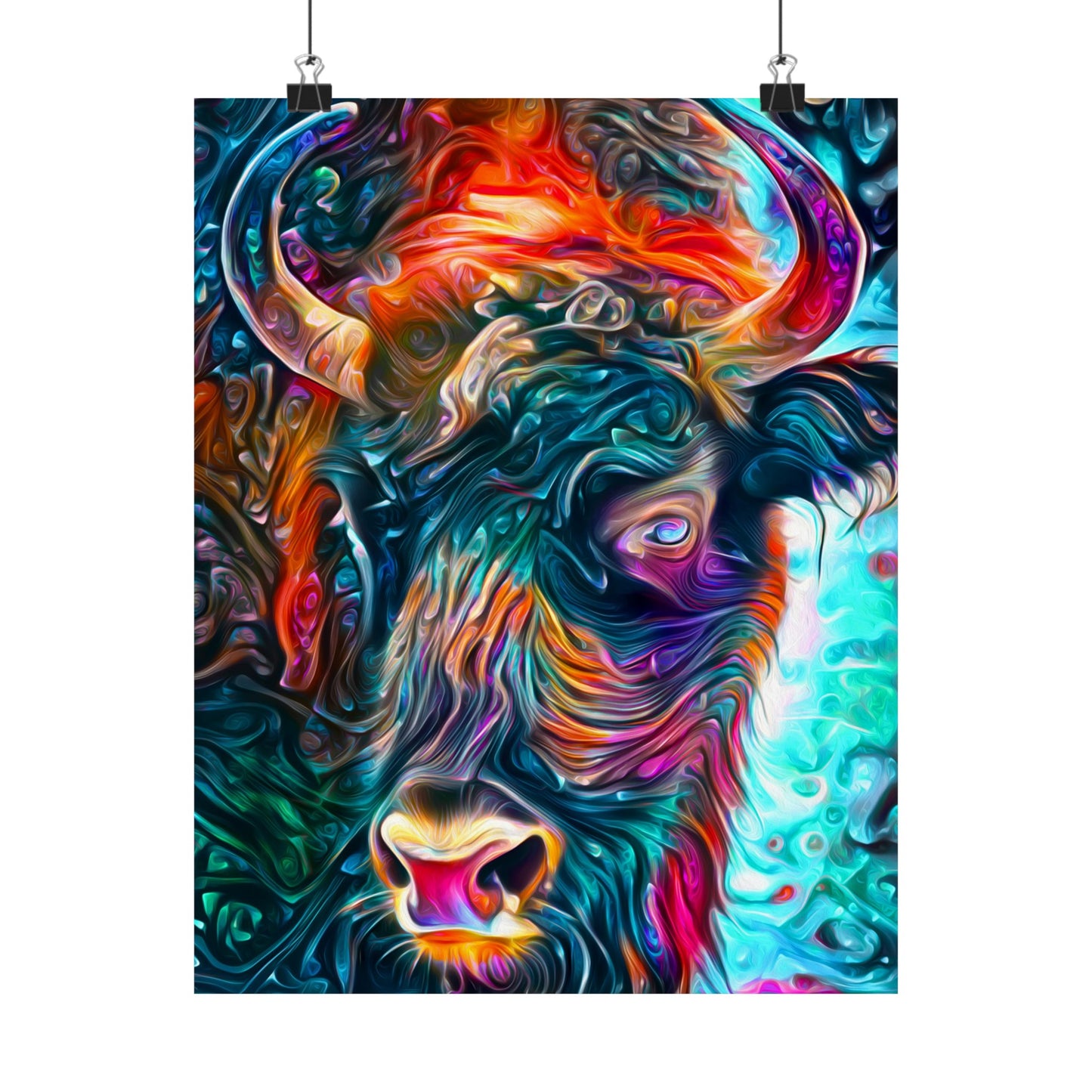 Buffalo Extravaganza Bonanza Premium Matte vertical posters