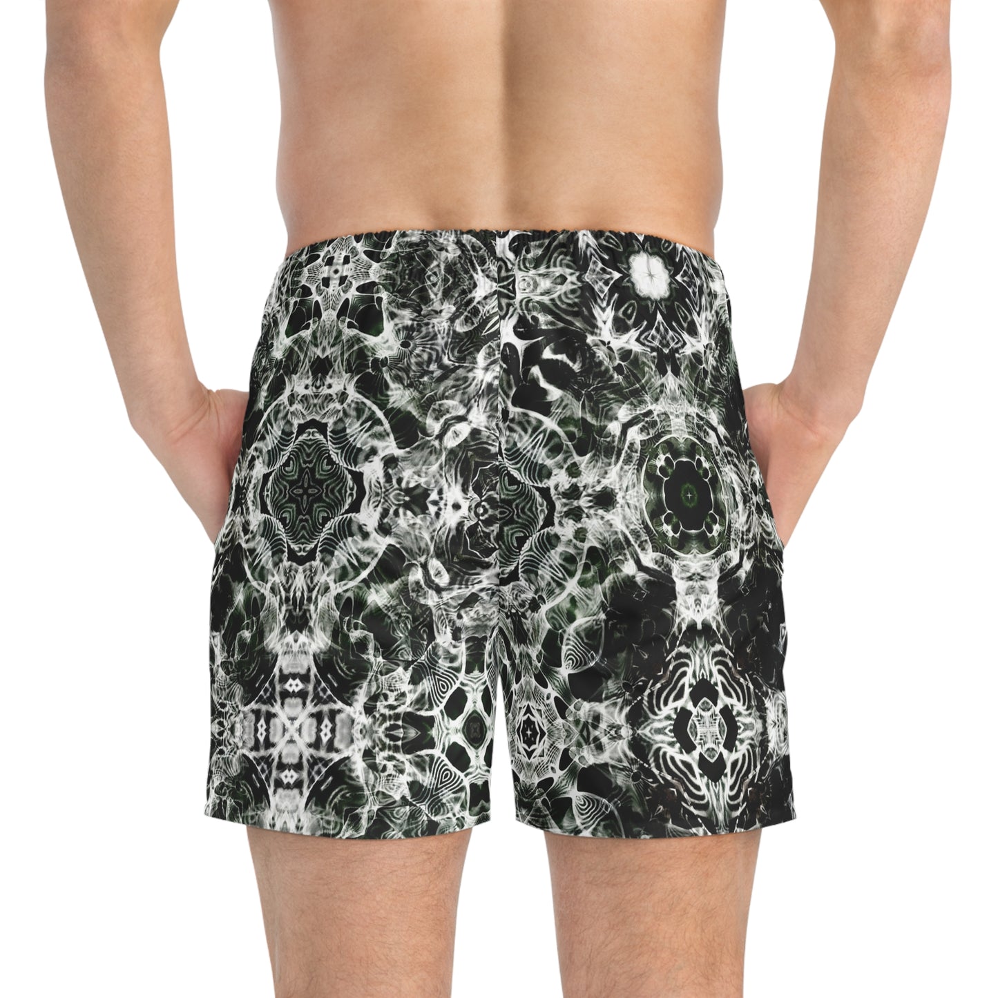 Galaxy Frog Cymatics Swim Trunks