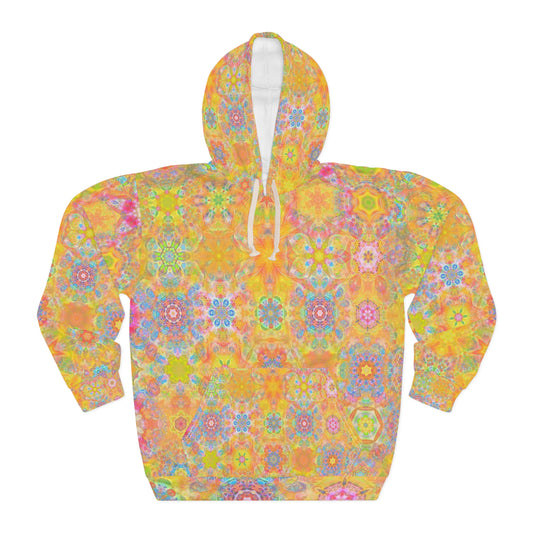 Galaxy Frog AOP Cymatics Pullover Hoodie