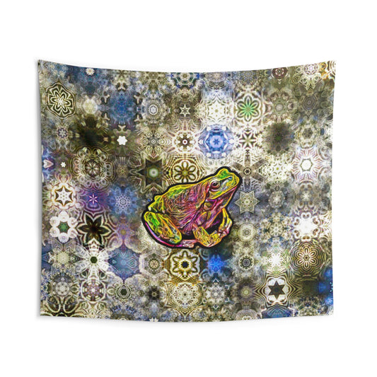 Galaxy Frog Indoor Wall Tapestries