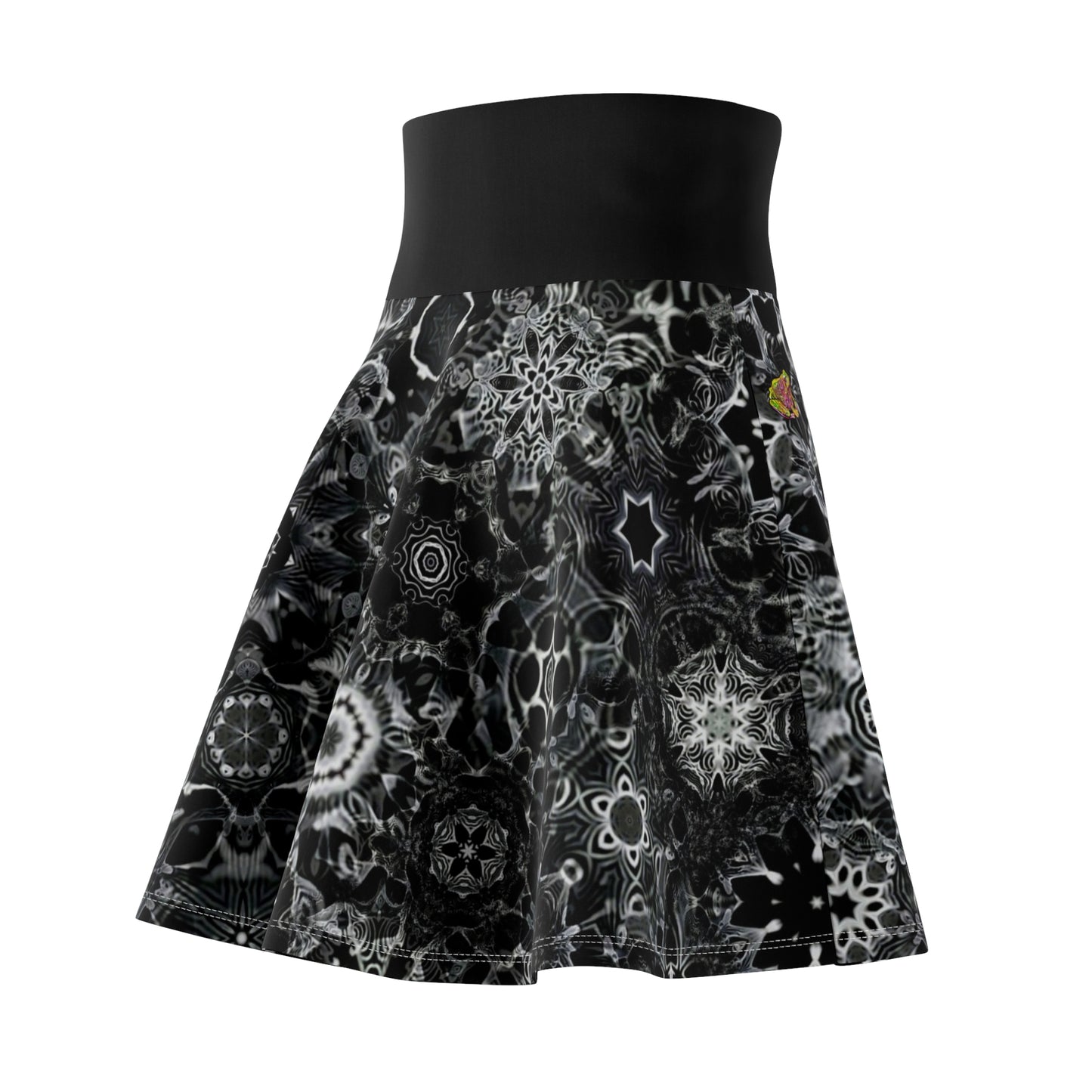 Galaxy Frog Cymatics Women's Skater Skirt