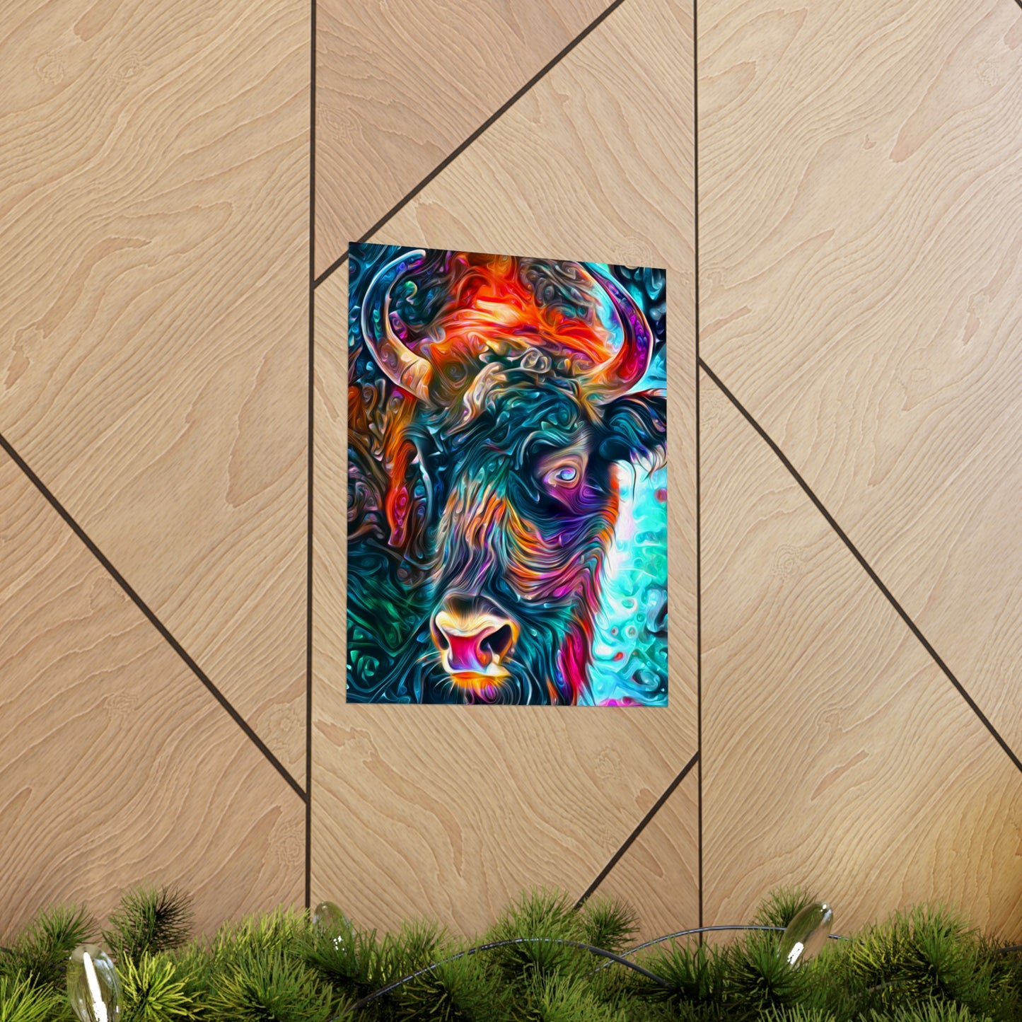 Buffalo Extravaganza Bonanza Premium Matte vertical posters