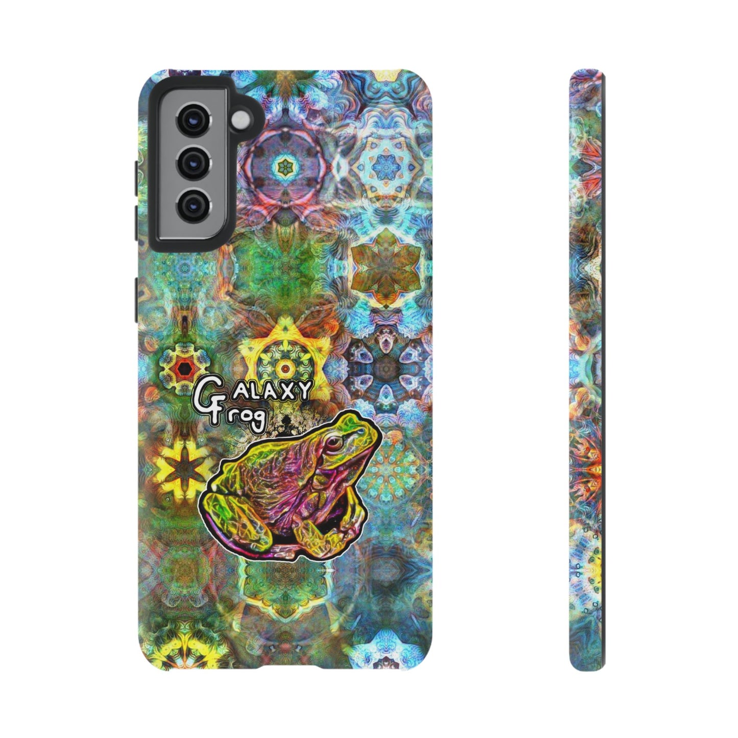 Galaxy Frog Fractal Cymagic Kaleidoscape Phone Cases