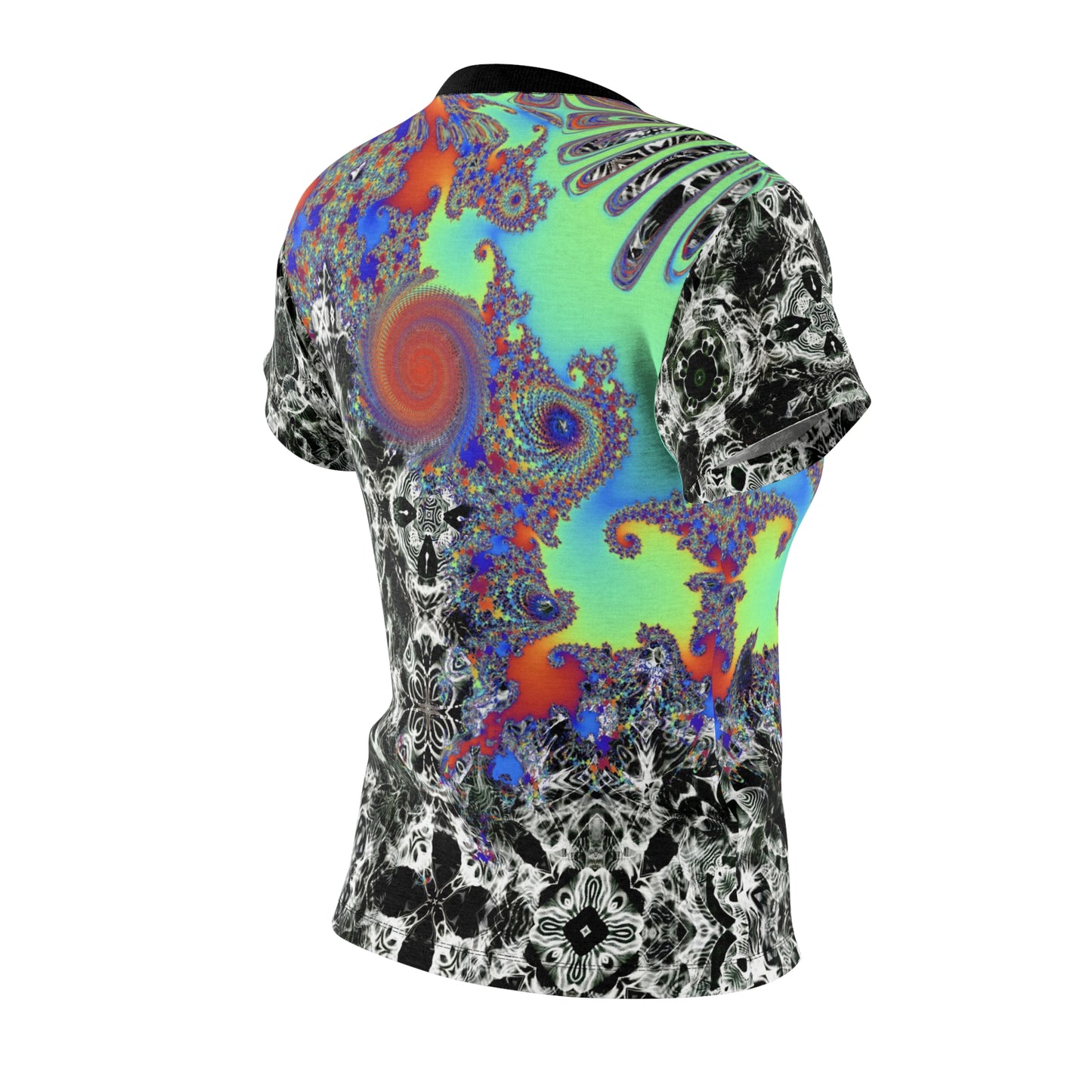 Galaxy Frog Women's AOP Cut & Sew Cymatics Tee