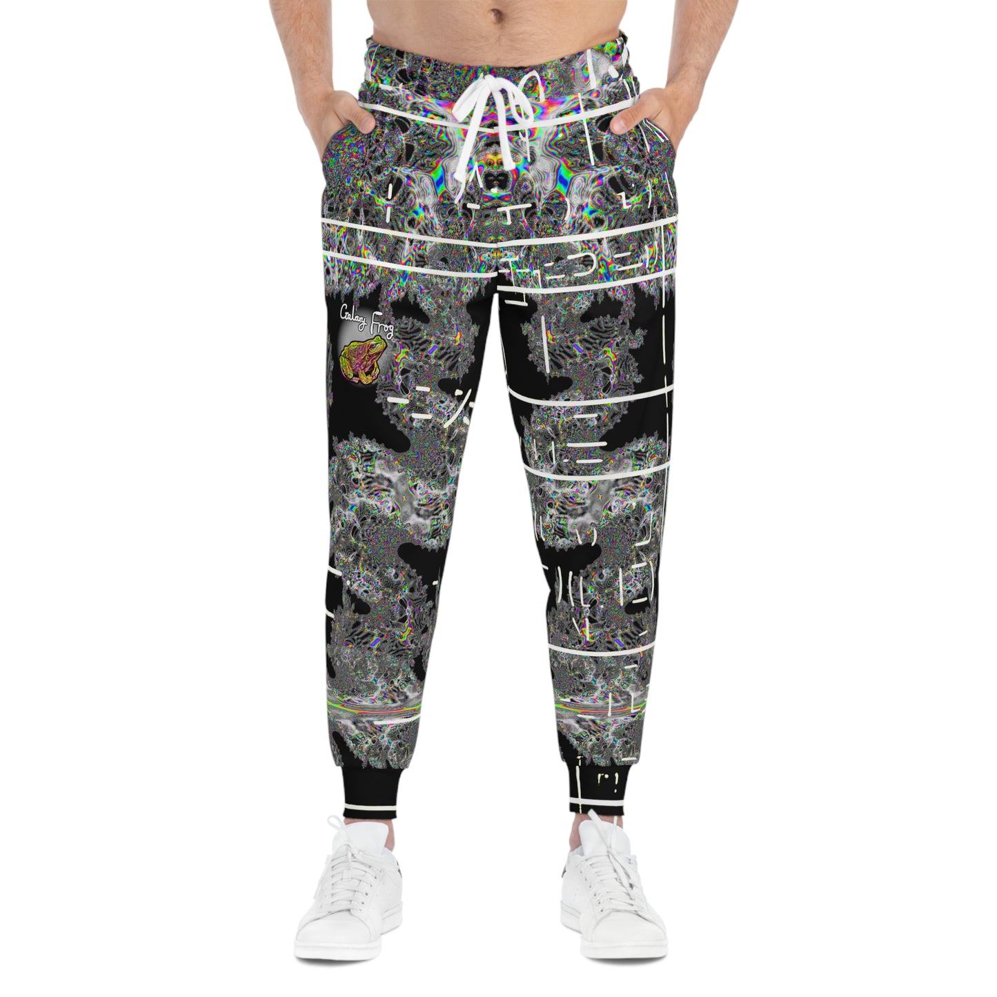 Galaxy Frog Fractal Cymatics Collaboration Joggers