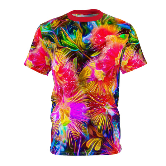 Galaxy Flower Unisex AOP Cut & Sew Tee