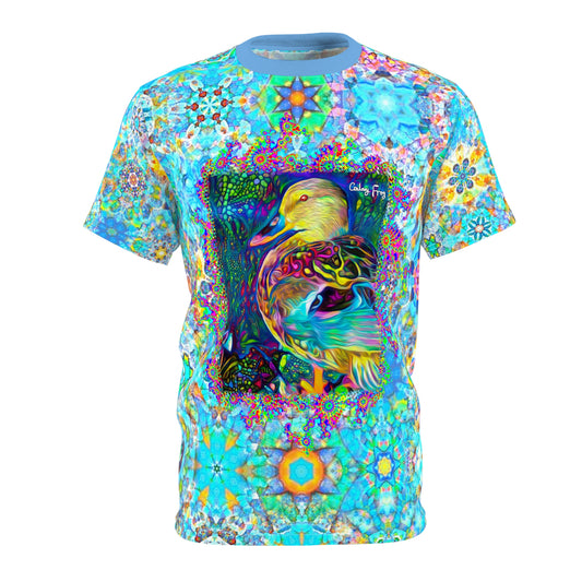 Galaxy Frog Cymatics Men’s AOP Cut & Sew Tee