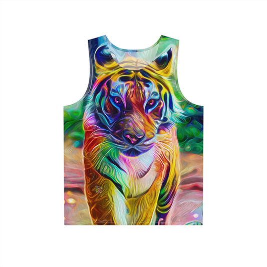 Galaxy Frog Galaxy Tiger Men's Tank (AOP)