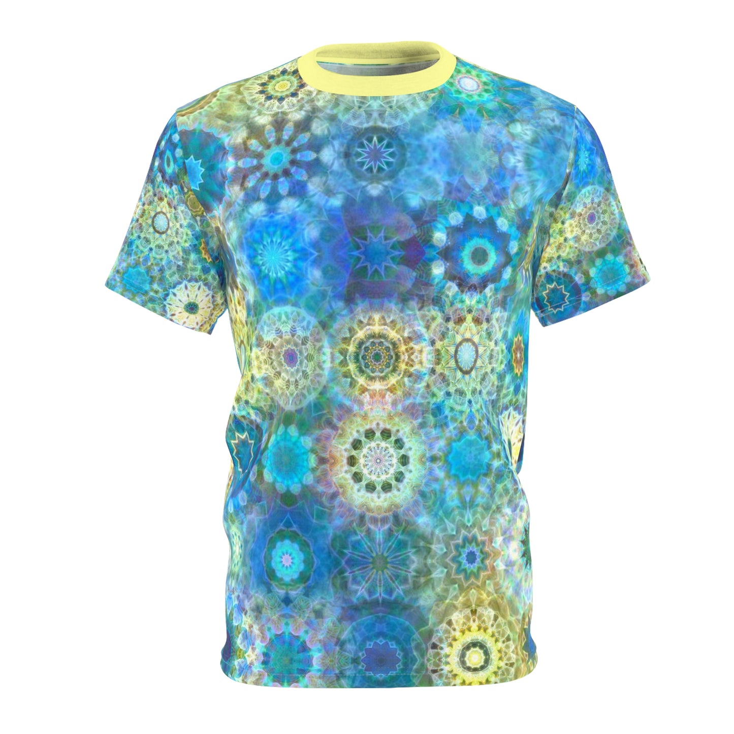 Galaxy Frog Men’s AOP Cut & Sew Cymatics Tee