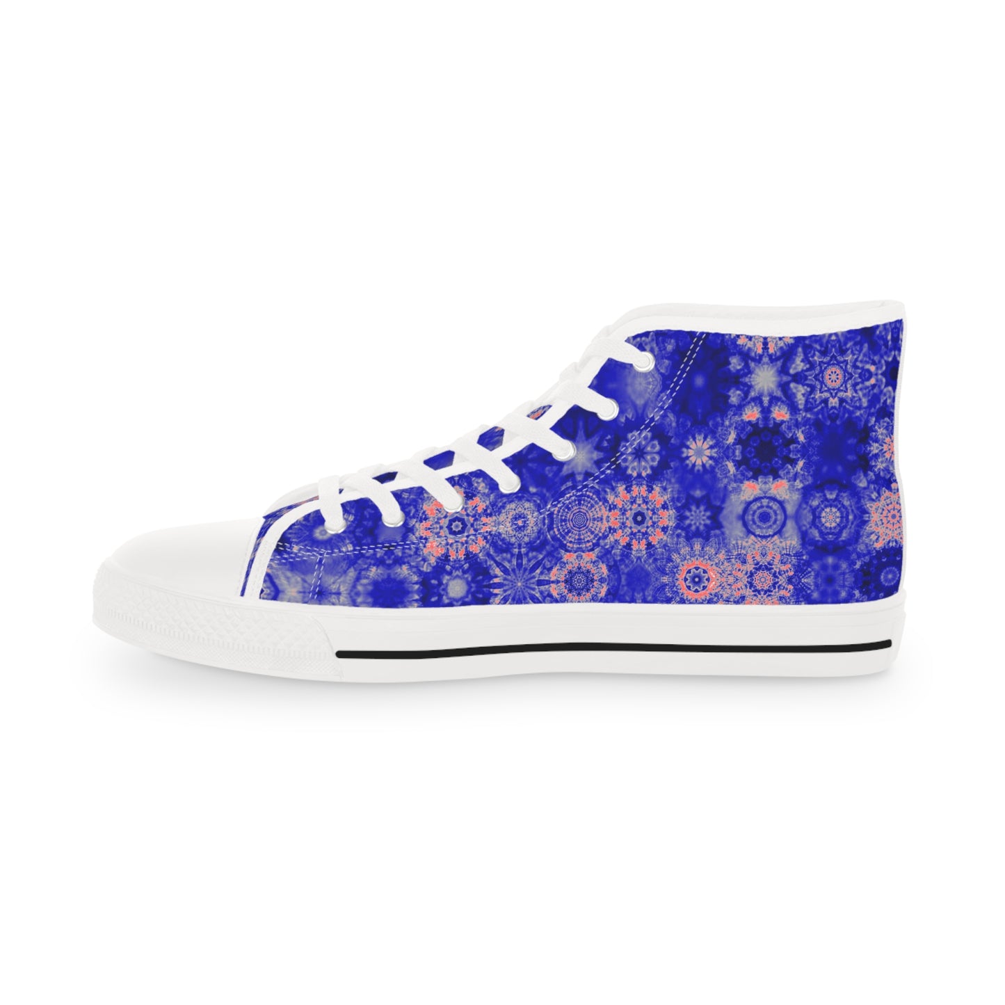 Galaxy Frog Men's Cymatics High Top Sneakers