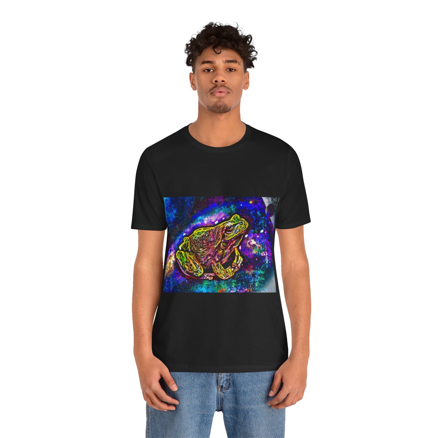 Galaxy Frog Unisex Jersey Short Sleeve Tee