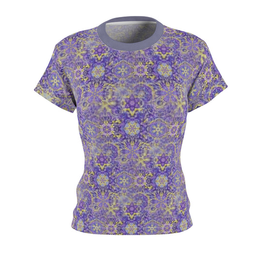 Galaxy Frog Women's Cymatics AOP Cut & Sew Tee