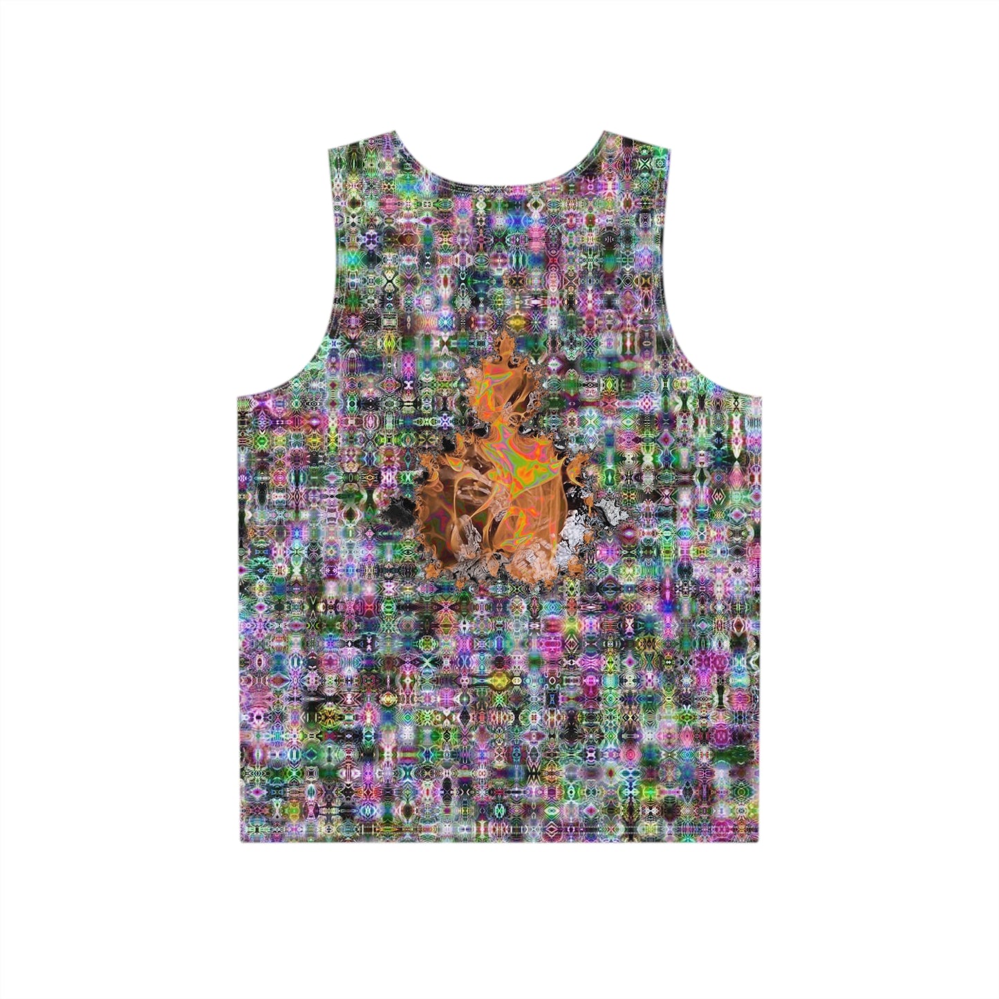 Men's All Over Print Tank 0001 cymatics by galaxy frog