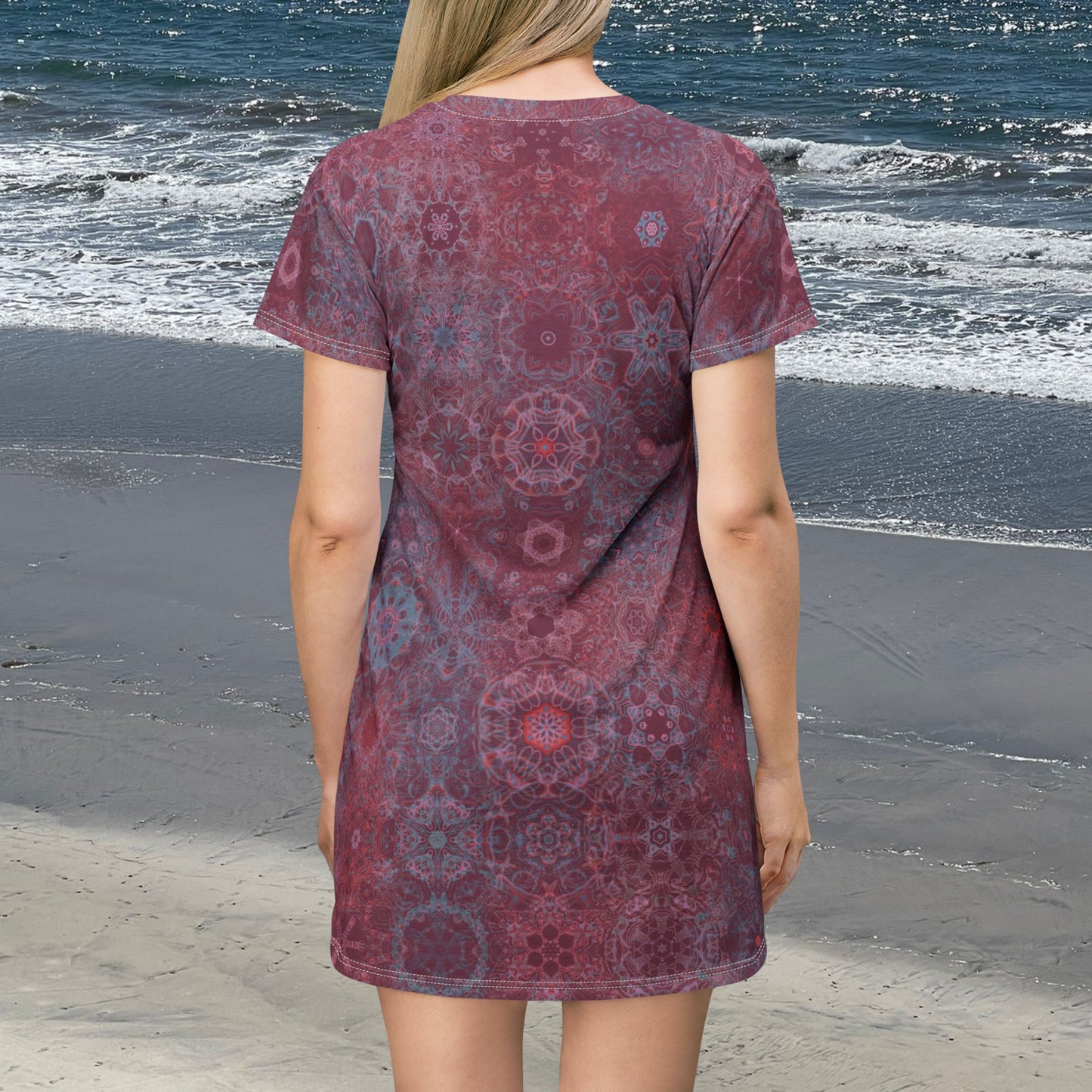 Galaxy Frog Ladies T-Shirt Dress (AOP)