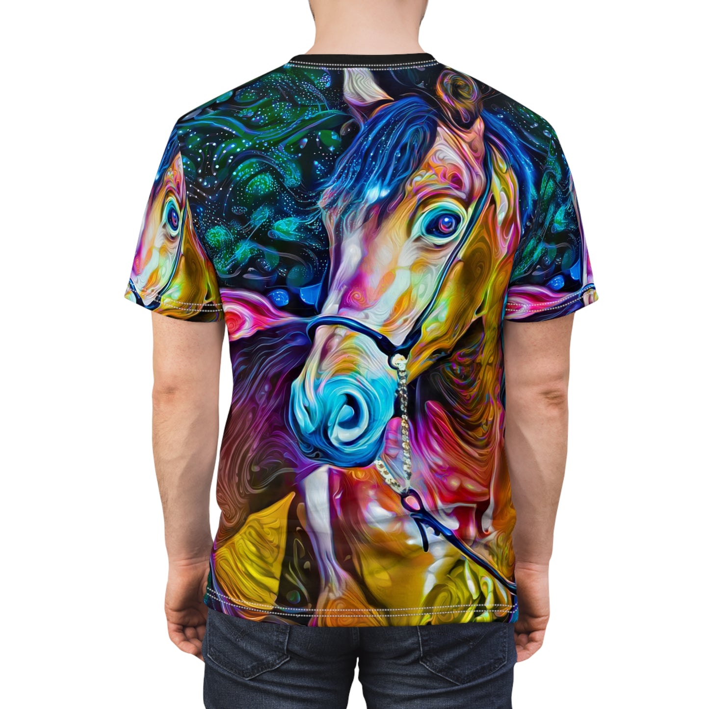 Unlimited Horse Power Unisex AOP Cut & Sew Tee