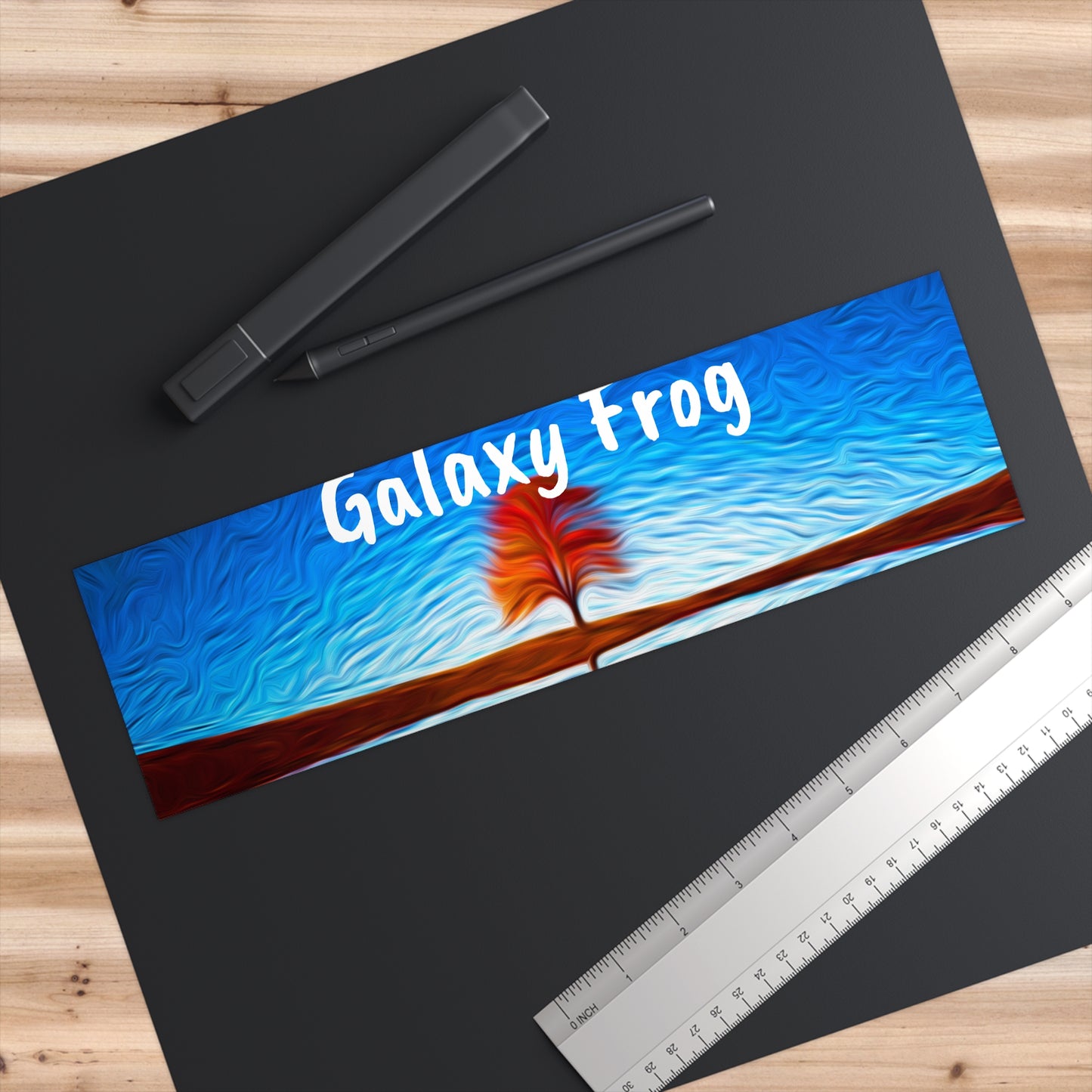 Galaxy Frog Bumper Stickers