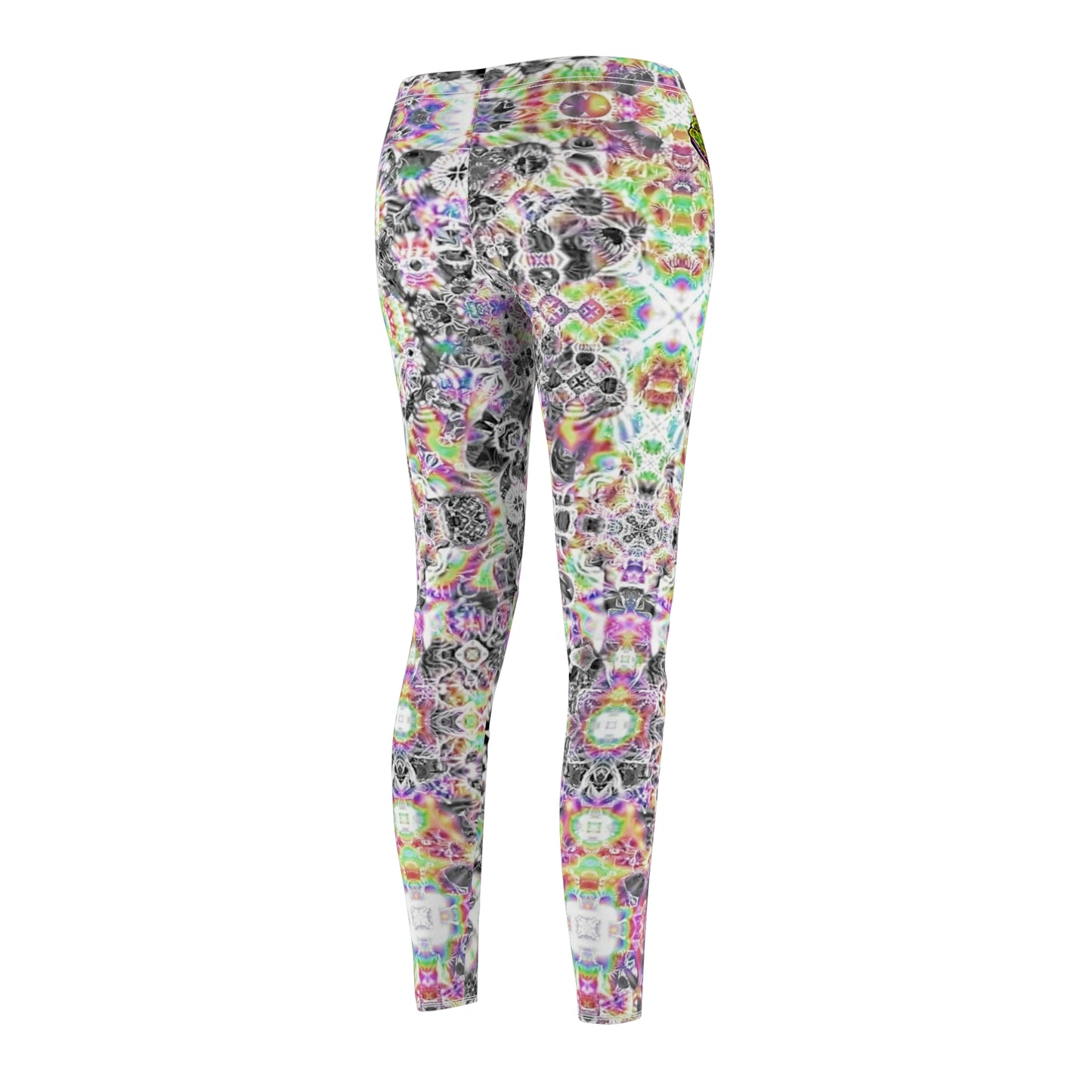 Galaxy Frog Cymatics Women's Cut & Sew Casual Leggings